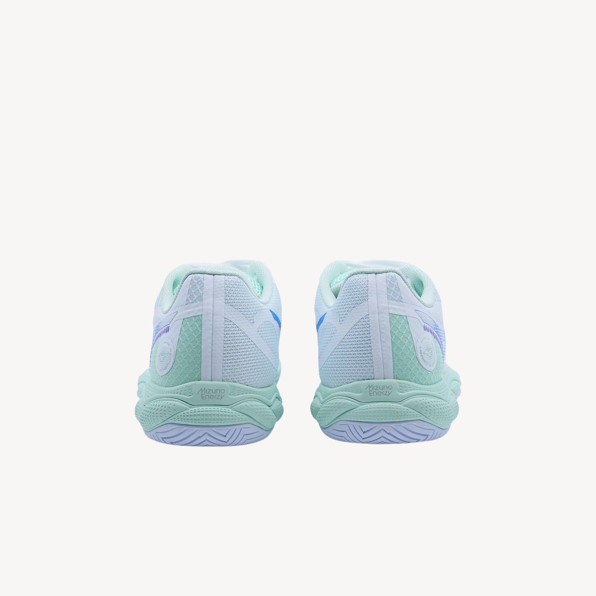 Mizuno Wave Enforce Court AC White / Frontier Blue / Bay Womens