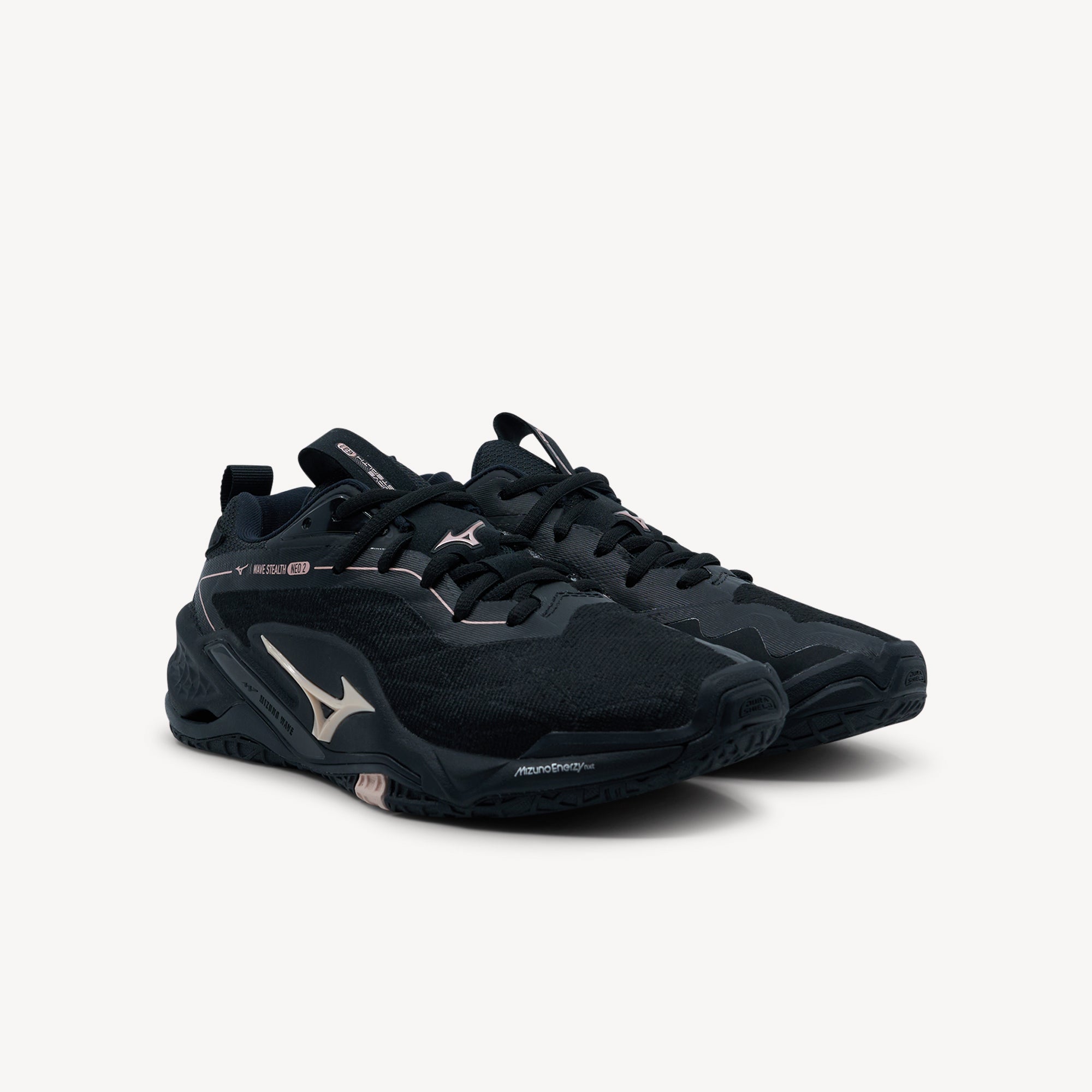Mizuno Wave Stealth Neo 2 NB Black / Rose Gold Womens