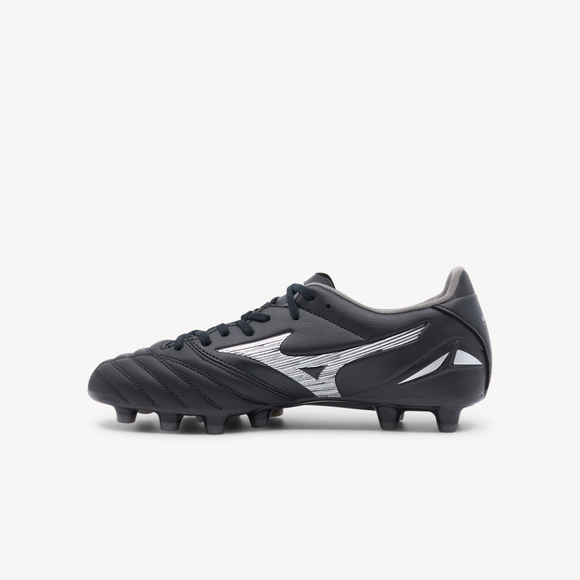 Mizuno Morelia Neo IV Pro FG Black / Galaxy Silver Mens