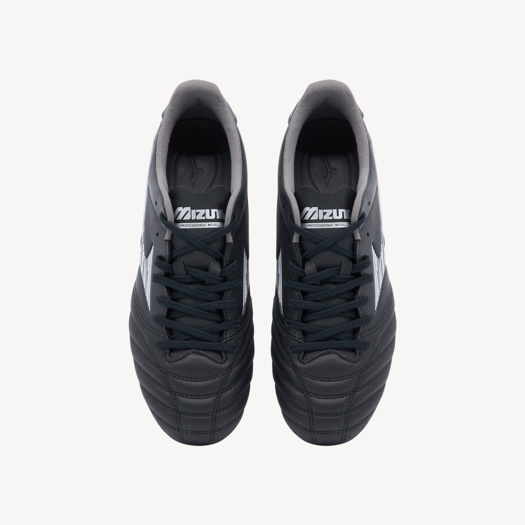 Mizuno Morelia Neo IV Pro FG Black / Galaxy Silver Mens