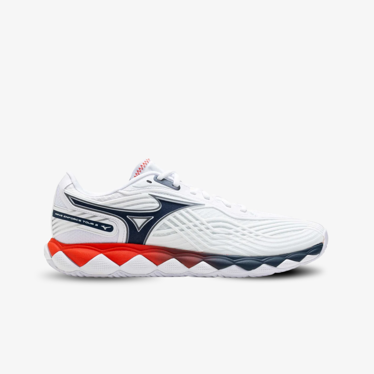 Mizuno Wave Enforce Tour 2 AC White / Insignia Blue / Orange Mens