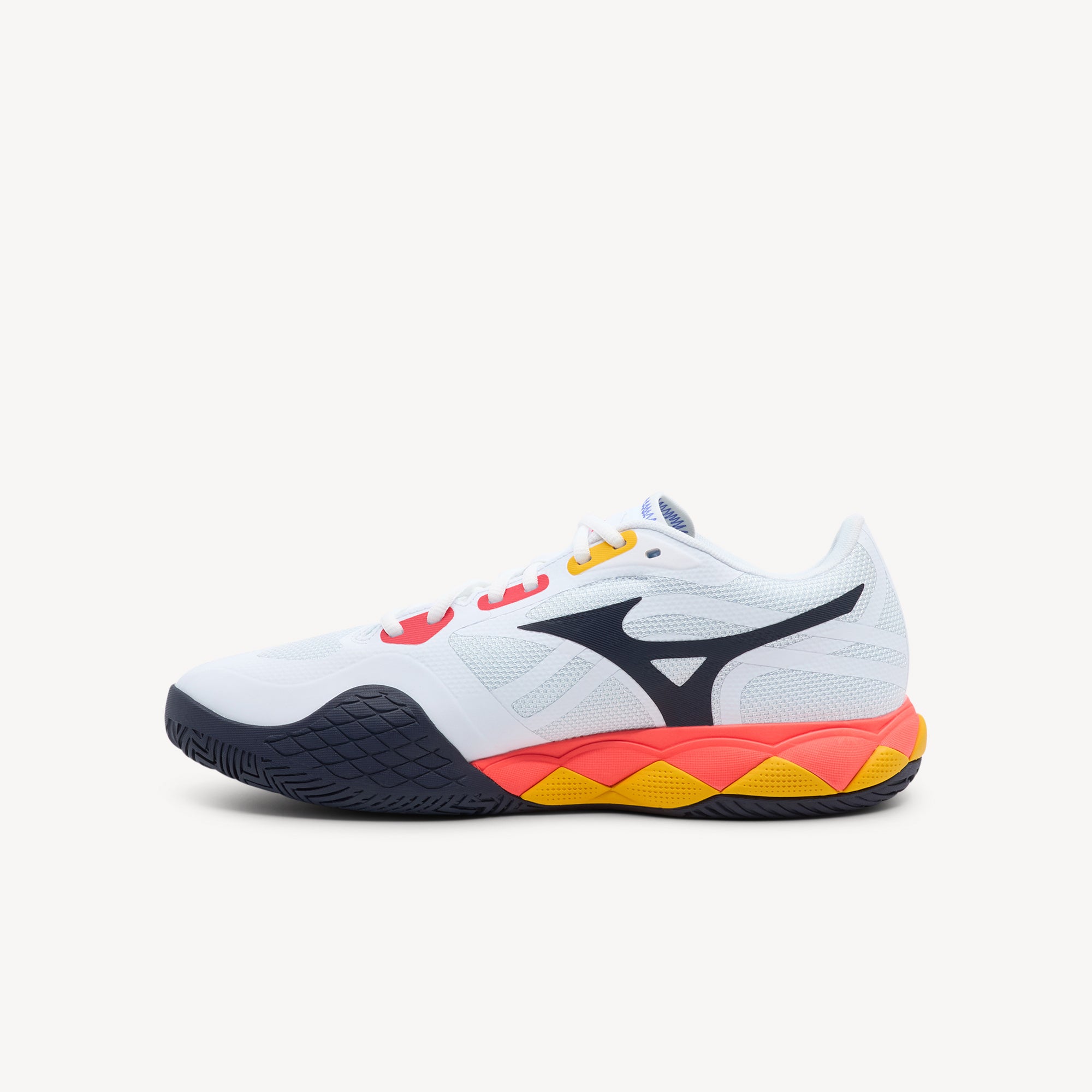 Mizuno Wave Enforce Tour 2 AC White / Fiery Coral / Citrus Mens