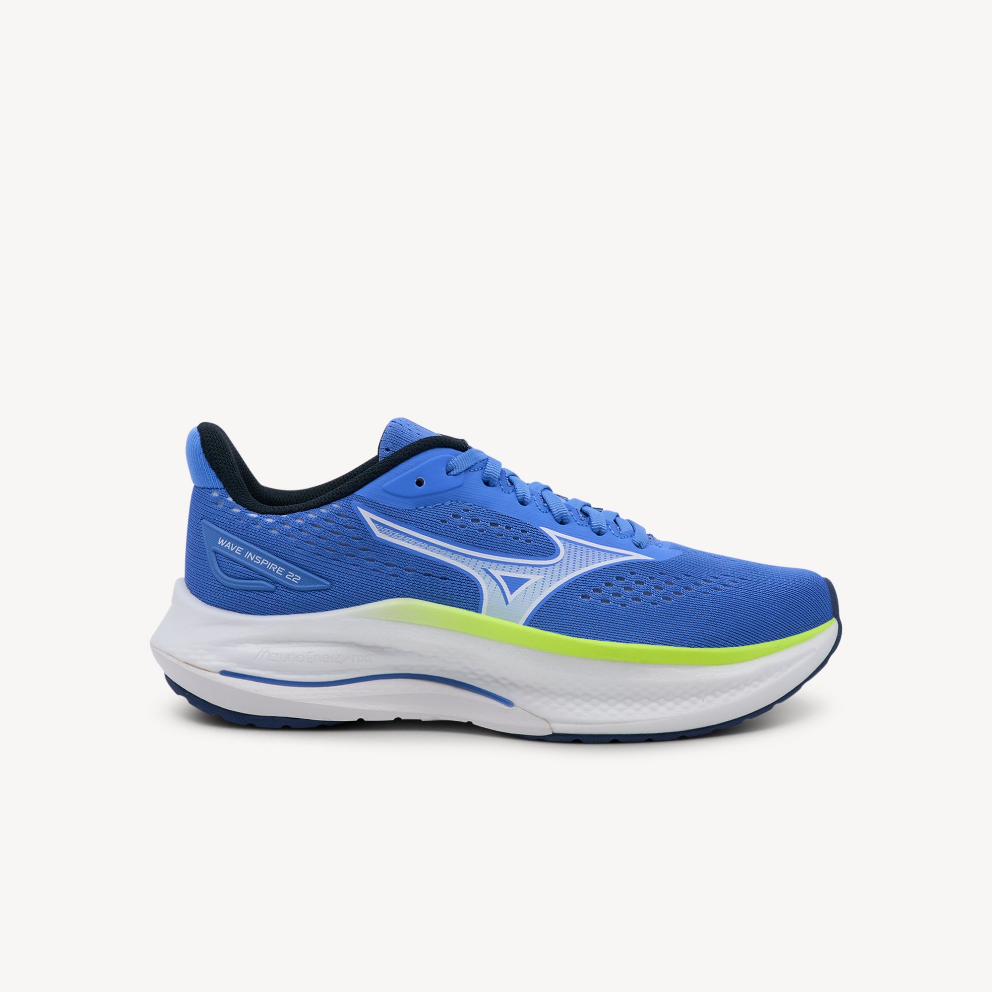 MIZUNO WAVE INSPIRE 22 features reliable stability support and responsive comfort at Profeet Footwear. Purpose-built running shoe. Expert-fitted.