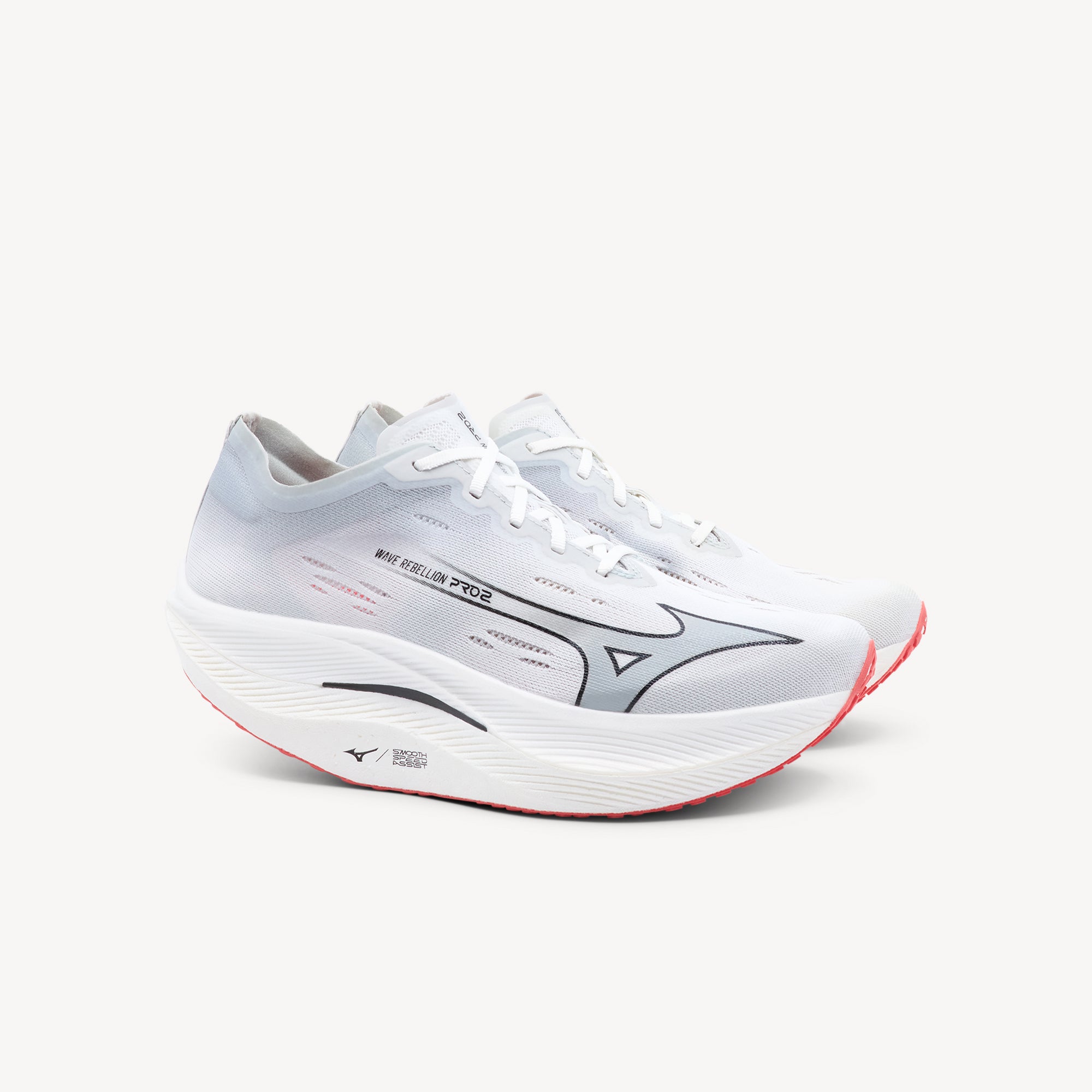 Mizuno Wave Rebellion Pro 2 White / Harbour Mist / Cayenne Mens