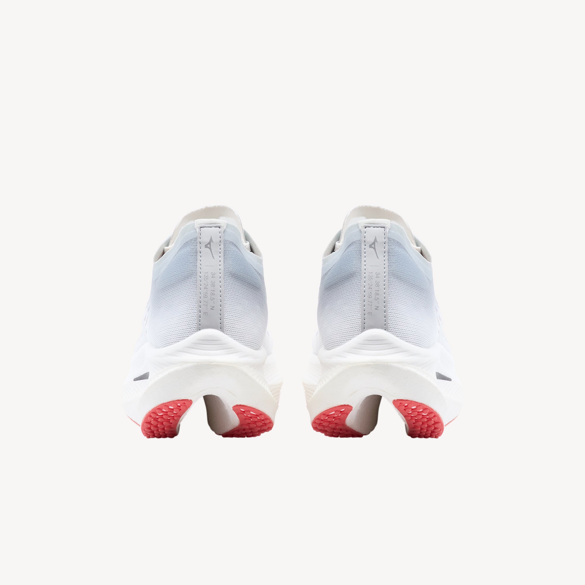 Mizuno Wave Rebellion Pro 2 White / Harbour Mist / Cayenne Mens