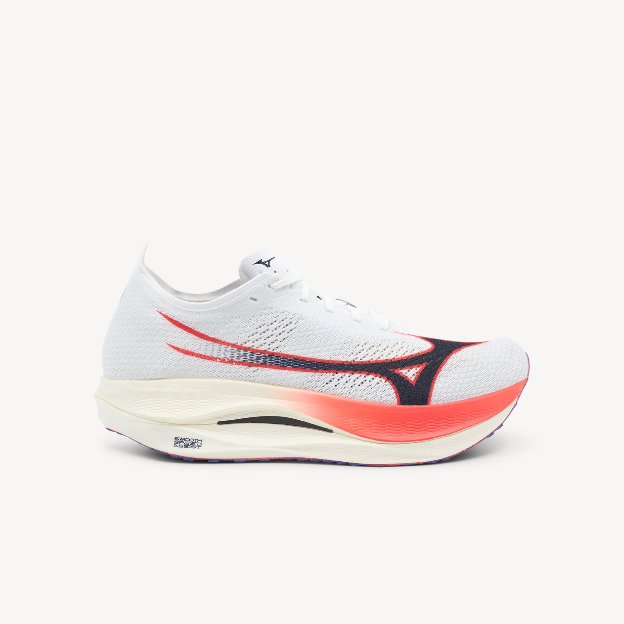 Mizuno Wave Rebellion Pro Low White / Baritone / Fiery Coral Unisex