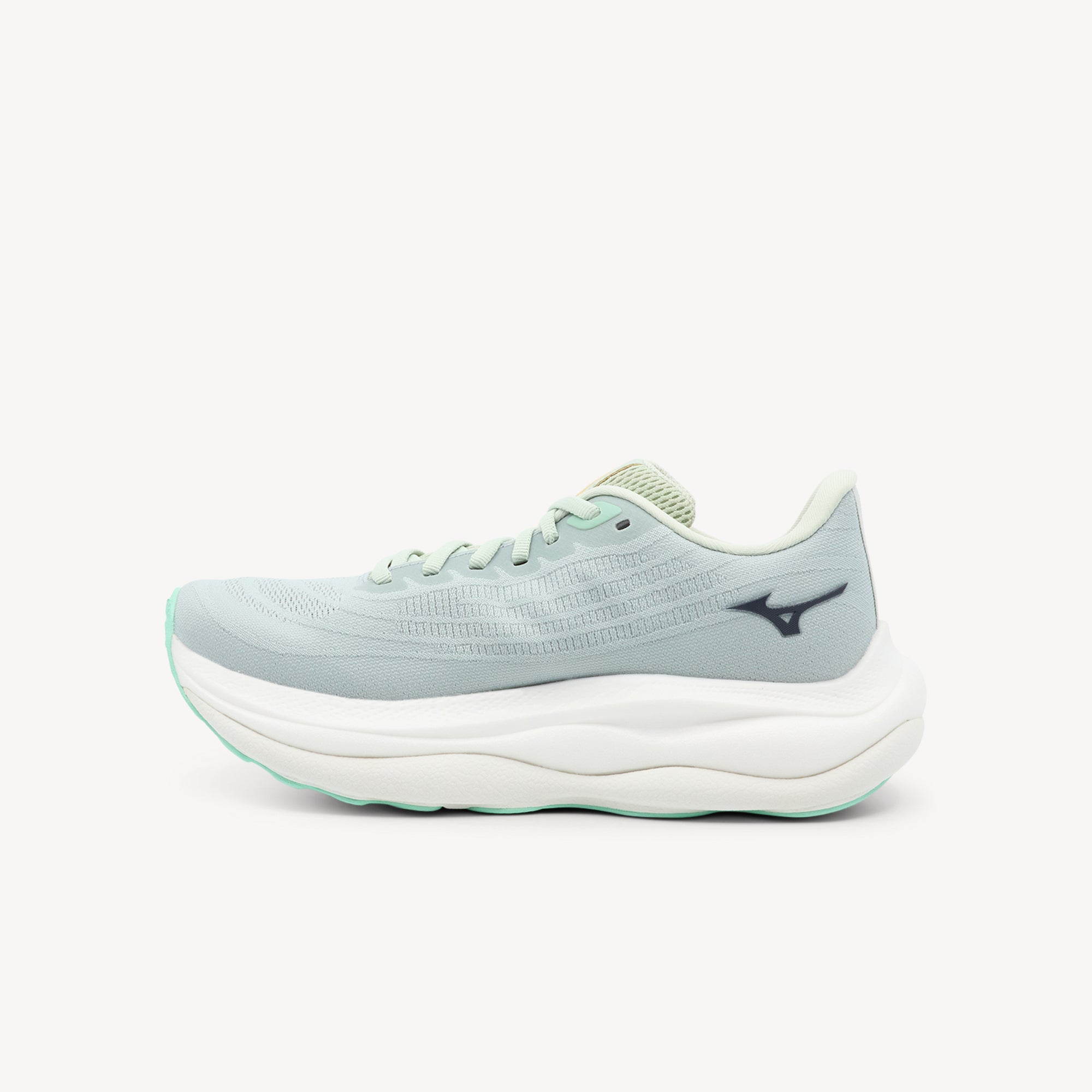 Mizuno Wave Sky 9 Mercury / Baritone Blue / Ice Green Womens