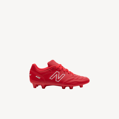 New Balance 442 v2 Academy Jnr features classic design and reliable fit at Profeet Footwear. Quality kids' football boot for grassroots players. Shop now.