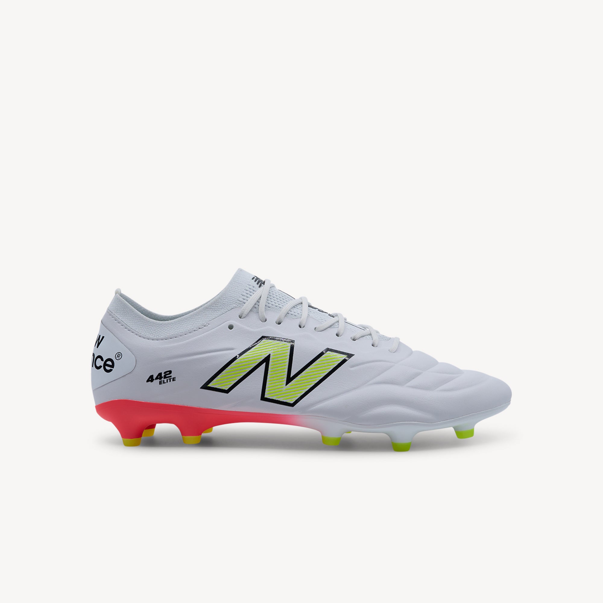 New Balance 442 Elite v2 FG White Mens