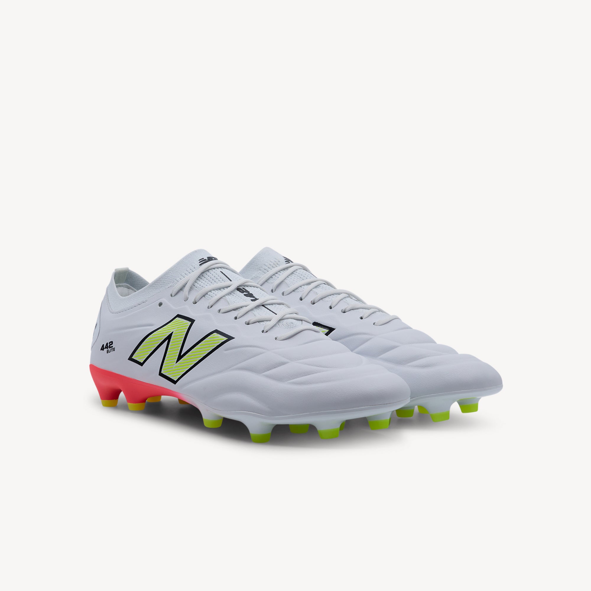 New Balance 442 Elite v2 FG White Mens