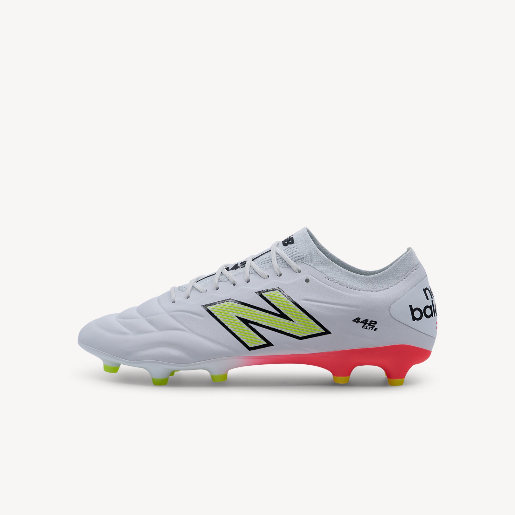 New Balance 442 Elite v2 FG White Mens
