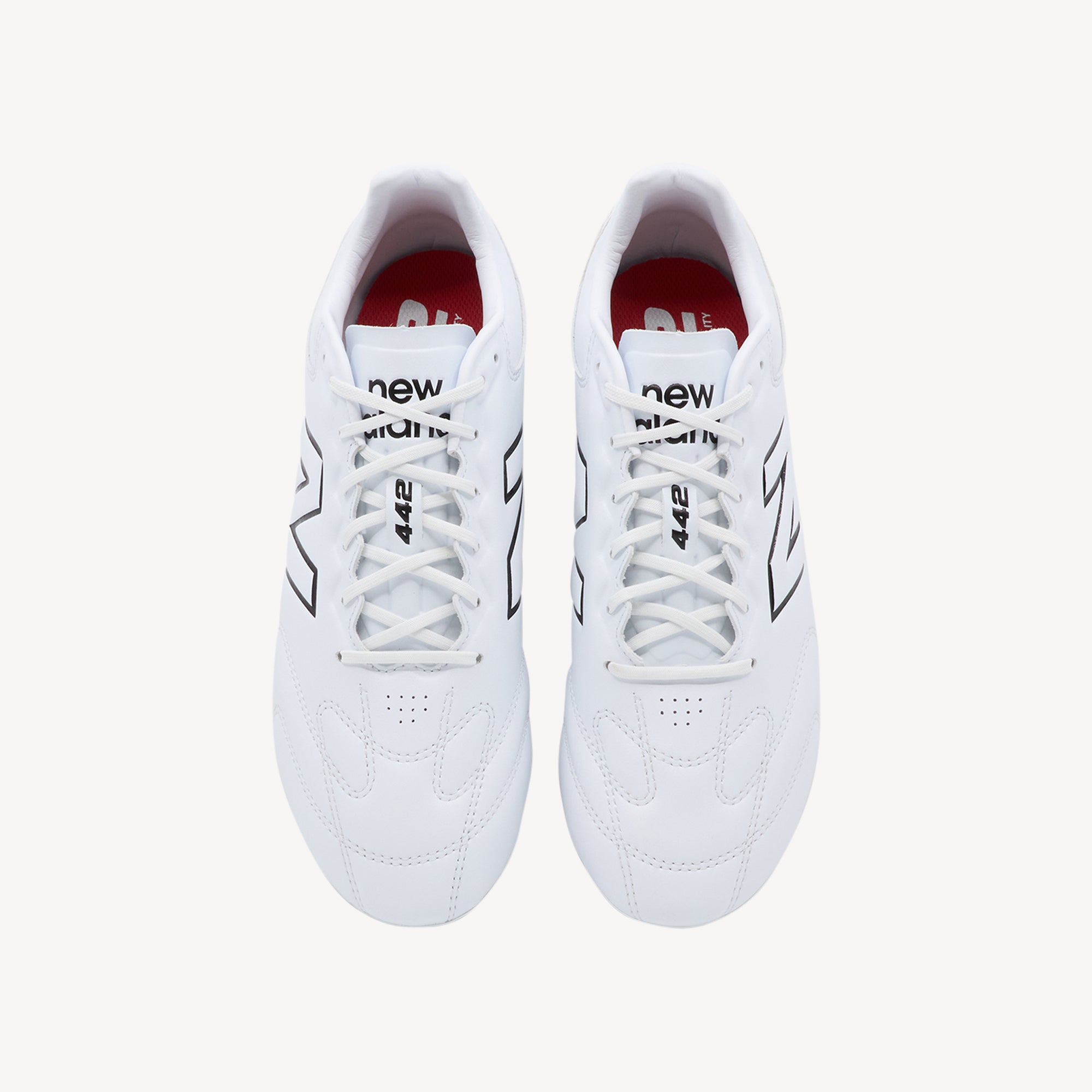 New Balance 442 Pro v3 FG White / Black Mens