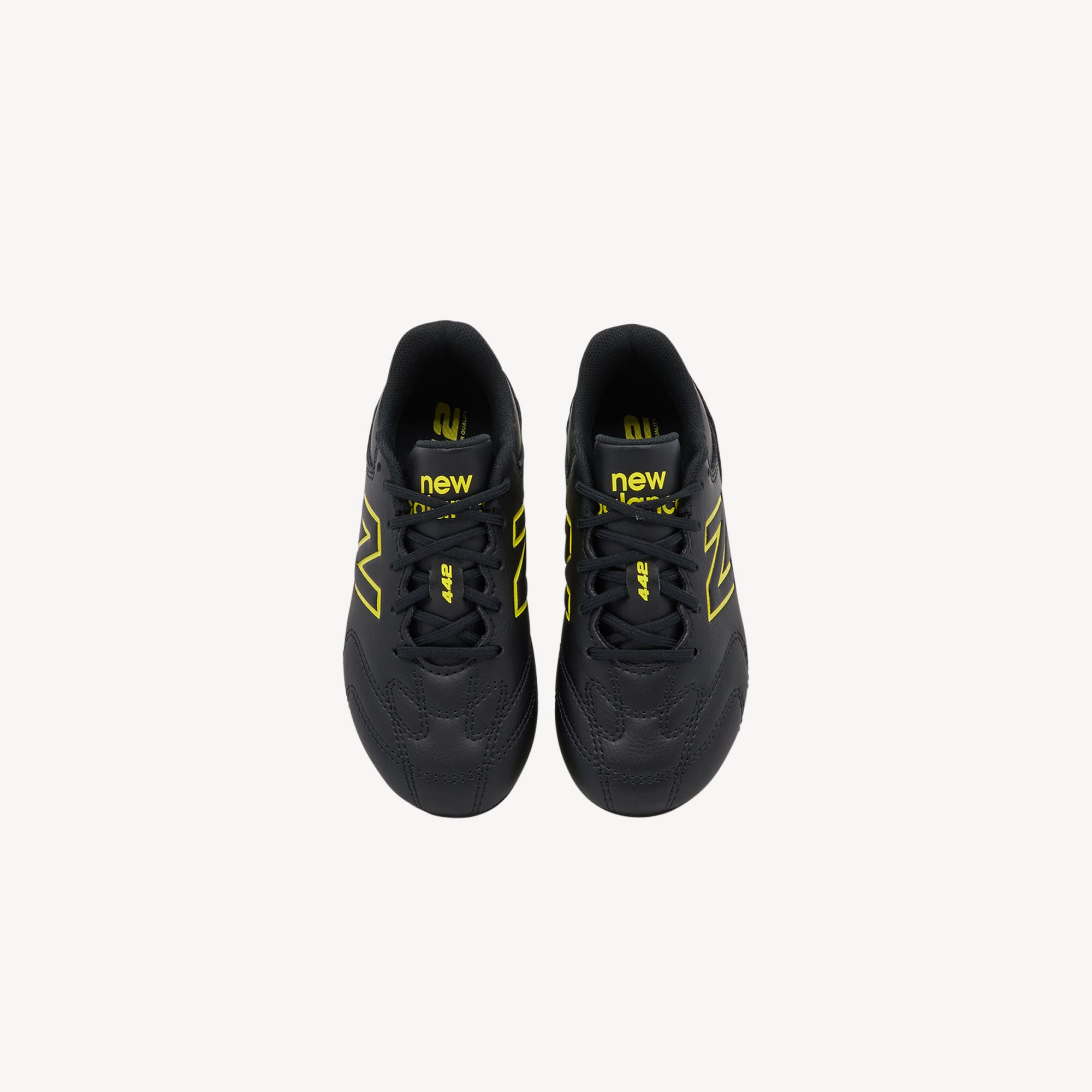 New Balance 442 v3 Team Jnr Black / Punch Yellow Kids
