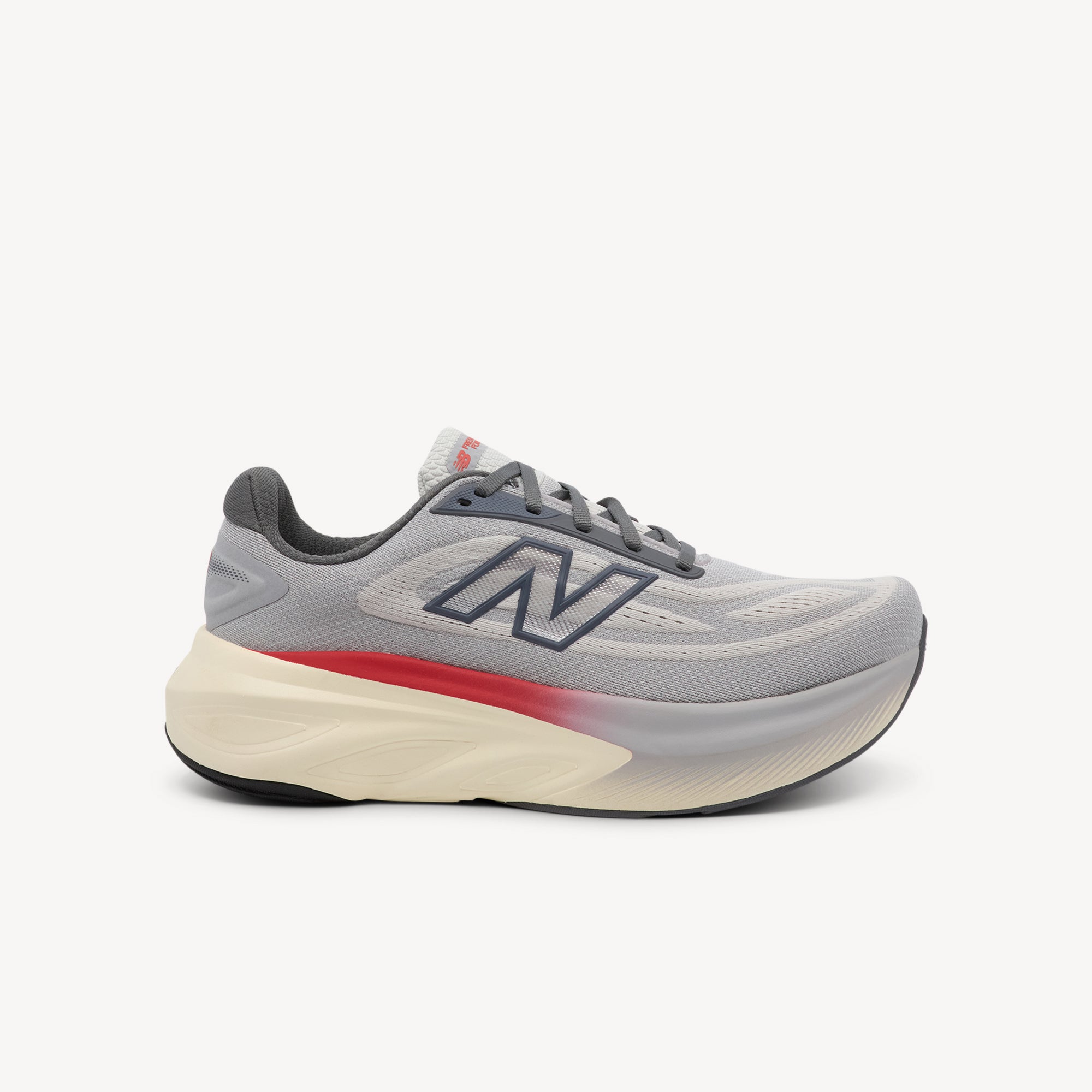 New Balance Fresh Foam X More v6 Grey / Sail / Red Mens