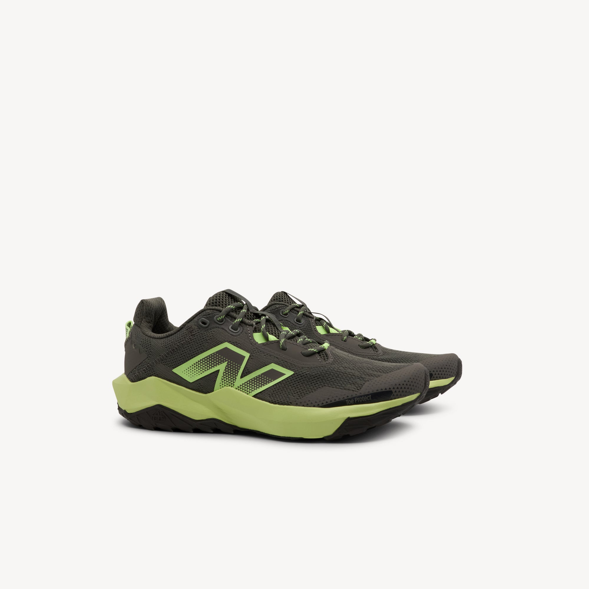 Side view of NEW BALANCE NITREL V6 features reliable trail traction and durable comfort at Profeet Footwear. Purpose-built trail shoe. Expert-fitted.