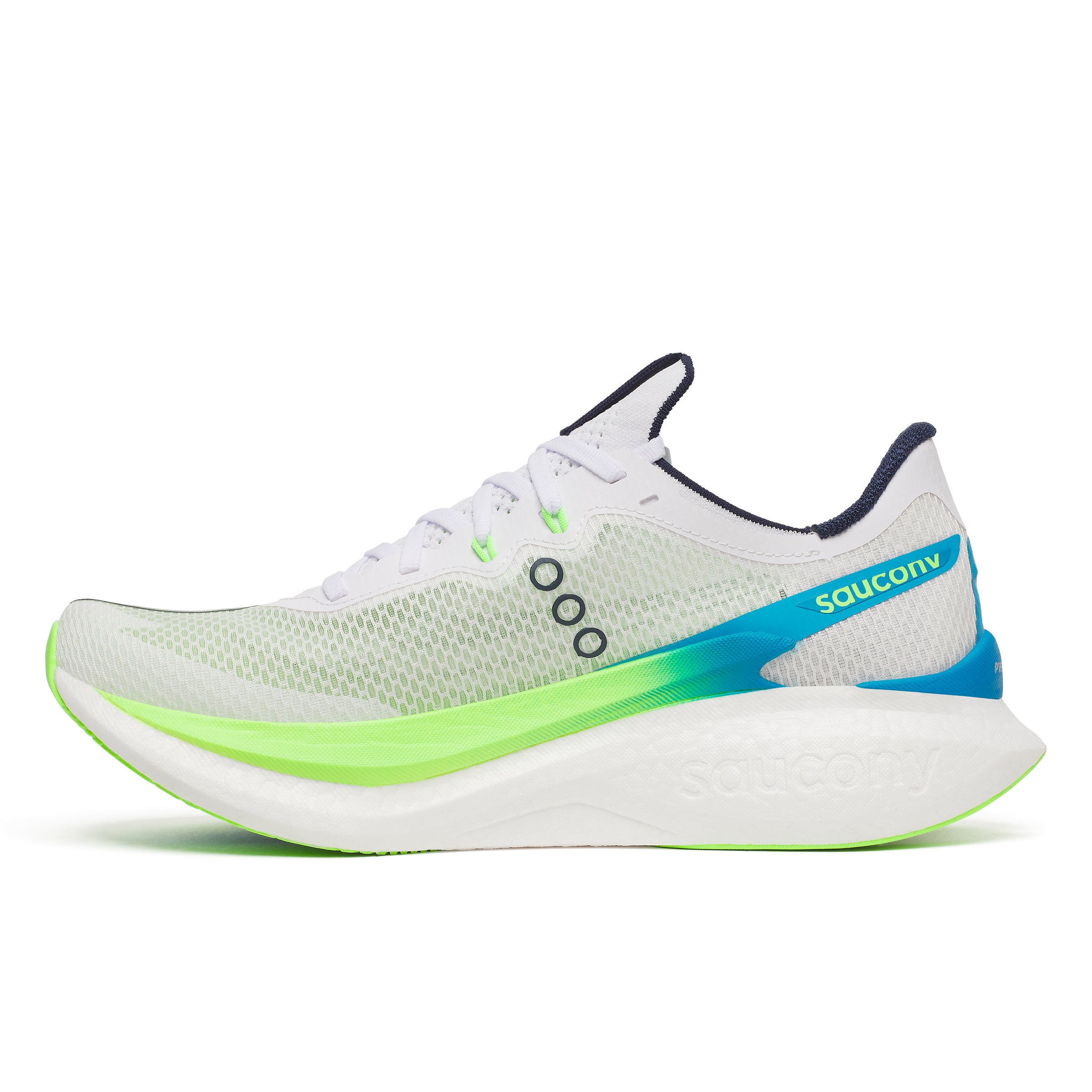 Saucony Endorphin Pro 5 White / Slime Mens