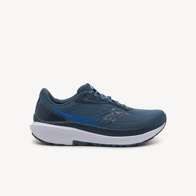 Saucony Echelon 10 features PWRRUN cushioning and straight-lasted design at Profeet Footwear. Supportive neutral trainer for wider feet and orthotics. Shop now.