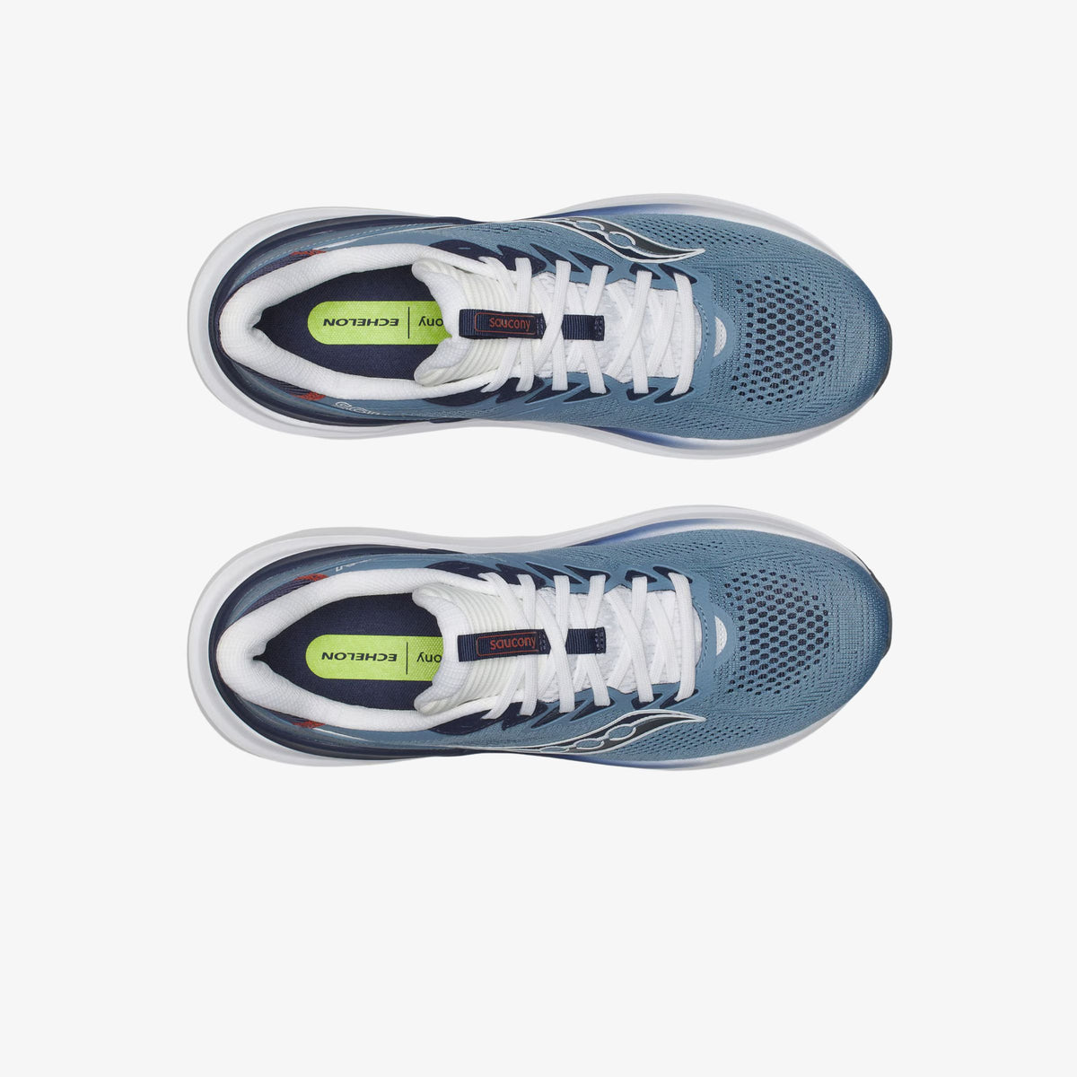 Saucony Echelon 11 WindwardWhite Mens, top view