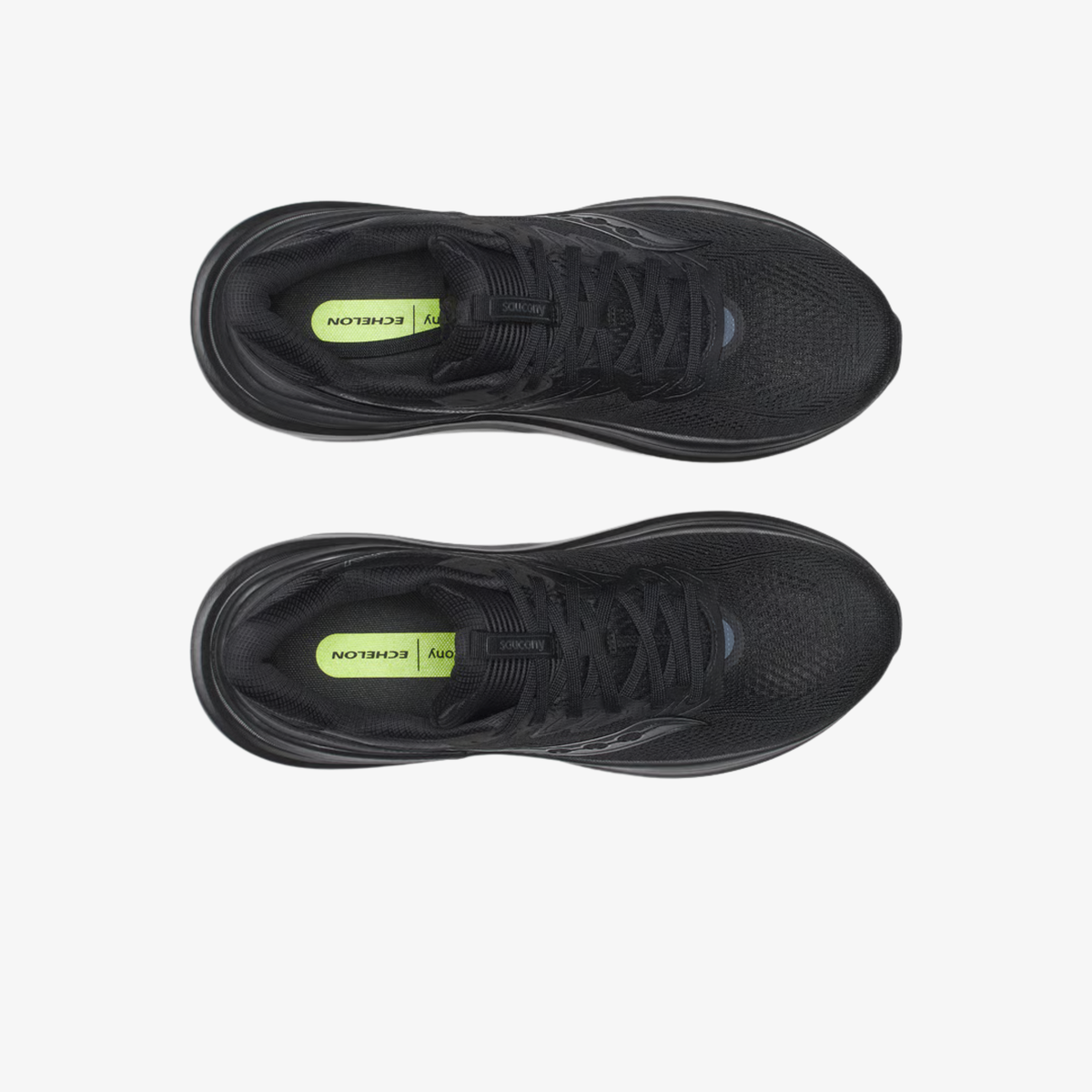 Saucony_Echelon _11_Triple_Black_Mens, top view