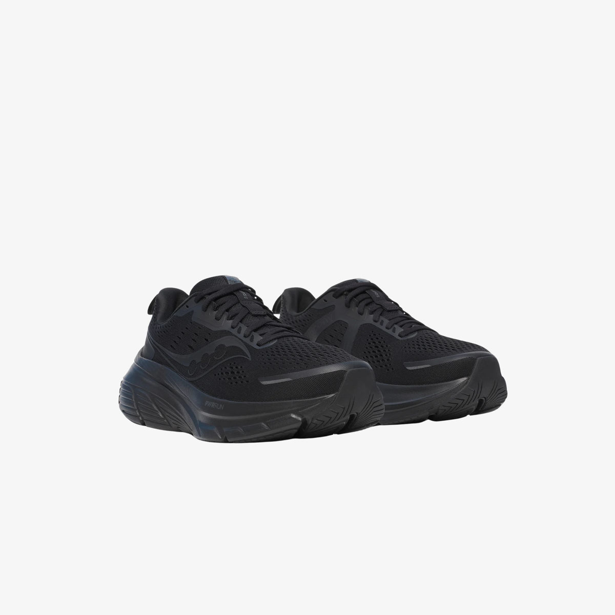 Saucony Guide 18 Triple Black Womens, 3/4 view