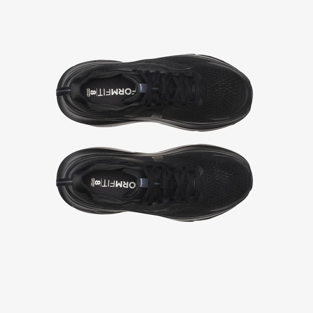 Saucony Guide 18 Triple Black Womens, top view