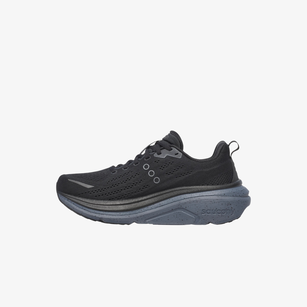 Saucony Hurricane 25 Black / Shadow Mens, side view
