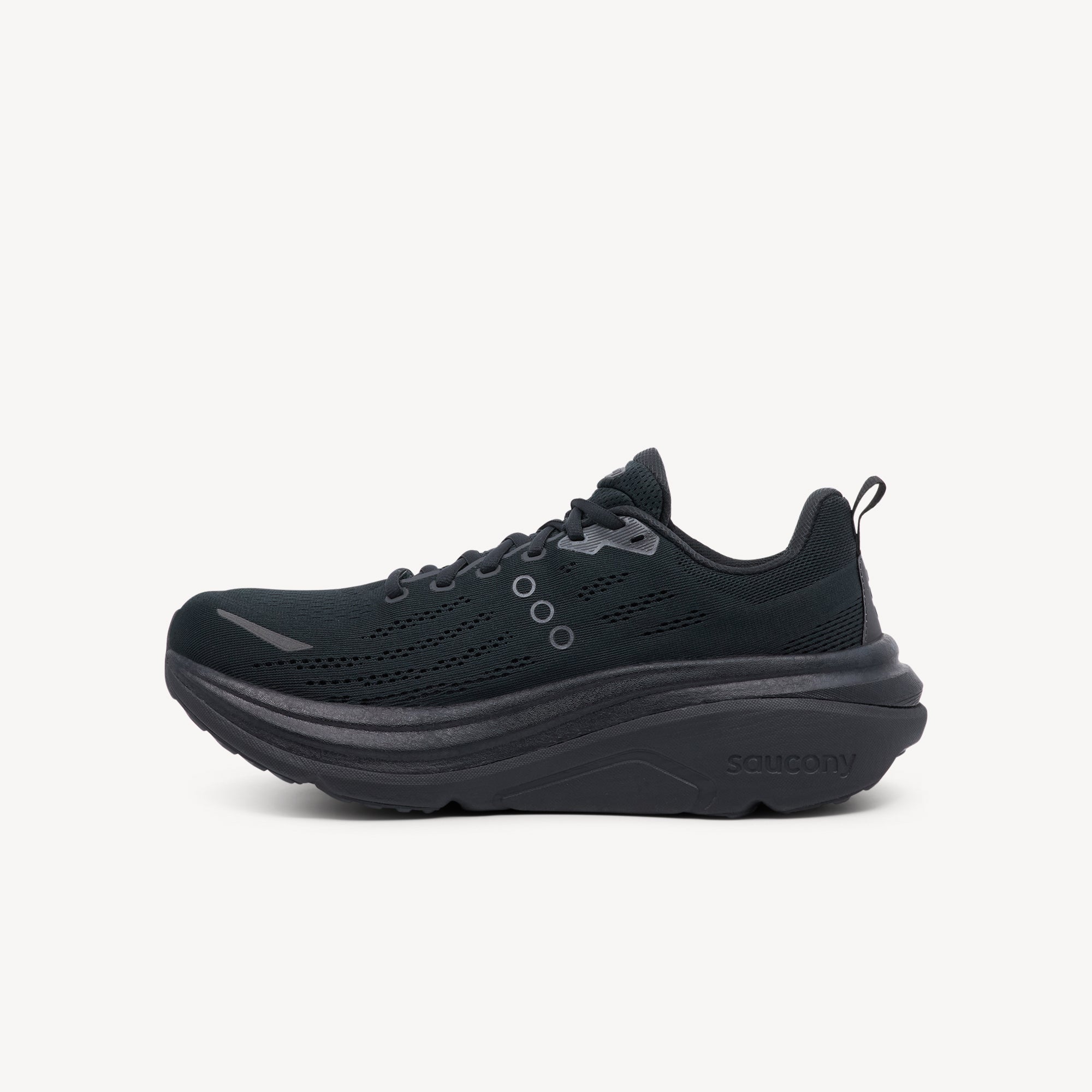 Saucony Hurricane 25 Triple Black Mens