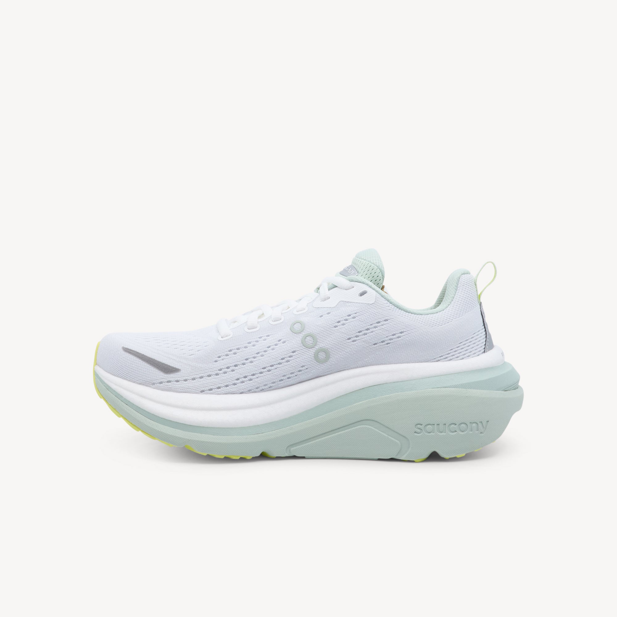 Saucony Hurricane 25 White / Mist Womens