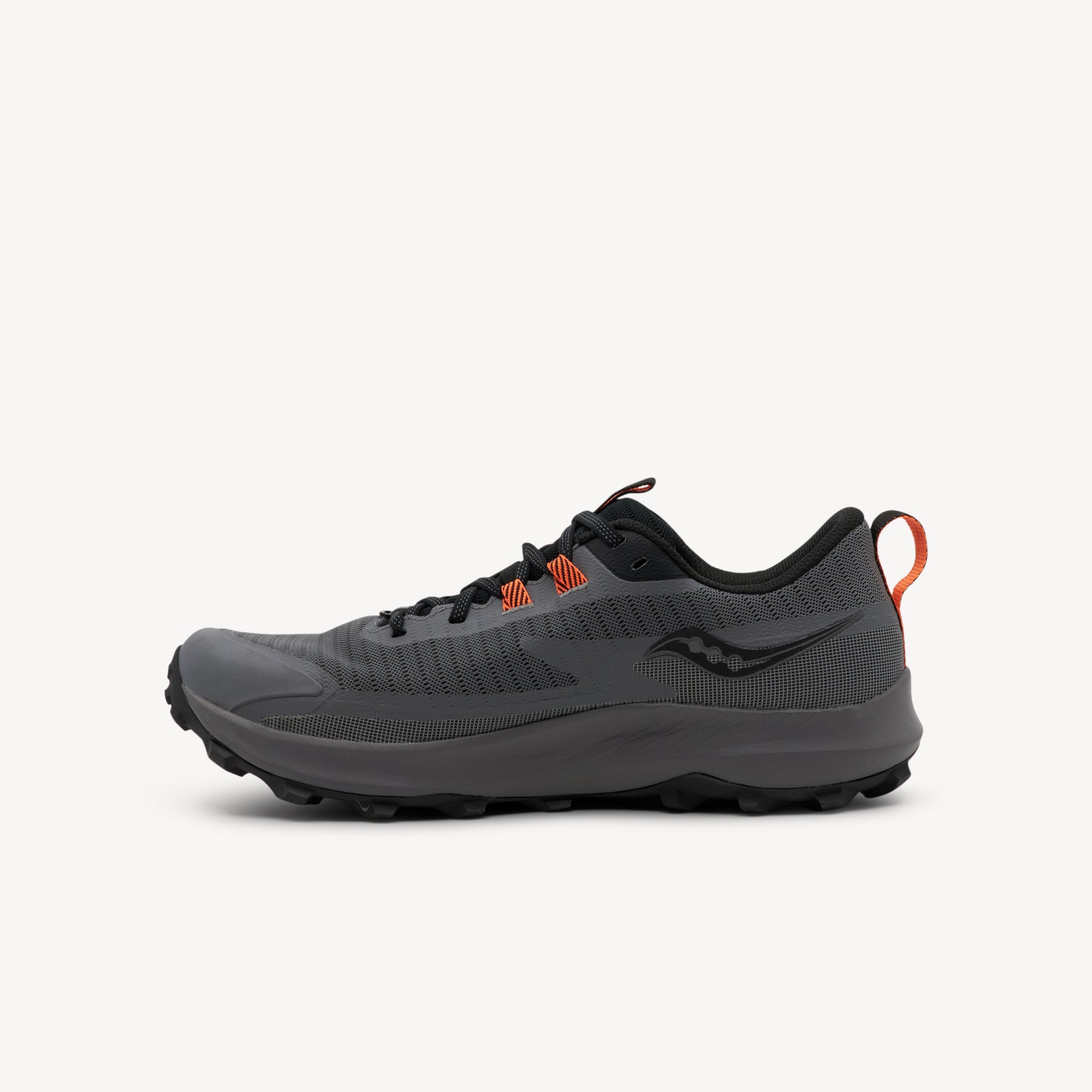 Saucony Peregrine 13 Gravel / Black / Marron Mens