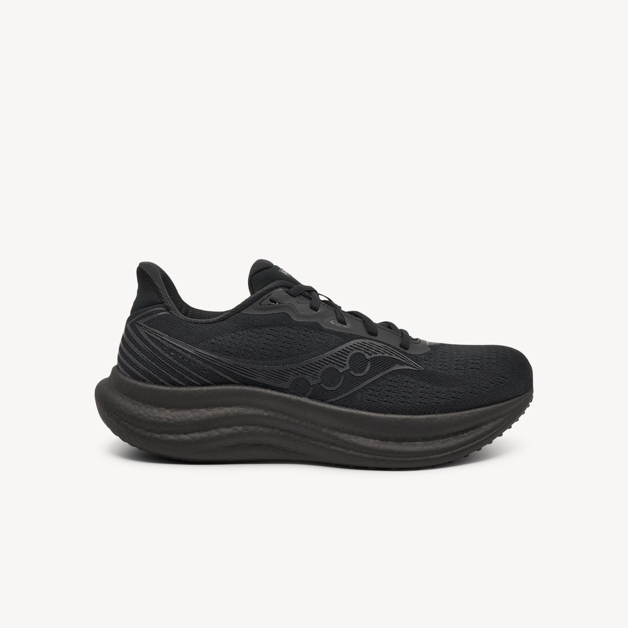 SAUCONY TRIUMPH 23 features plush comfortable ride and responsive performance at Profeet Footwear. Maximum cushioned running shoe for men. Expert-fitted.