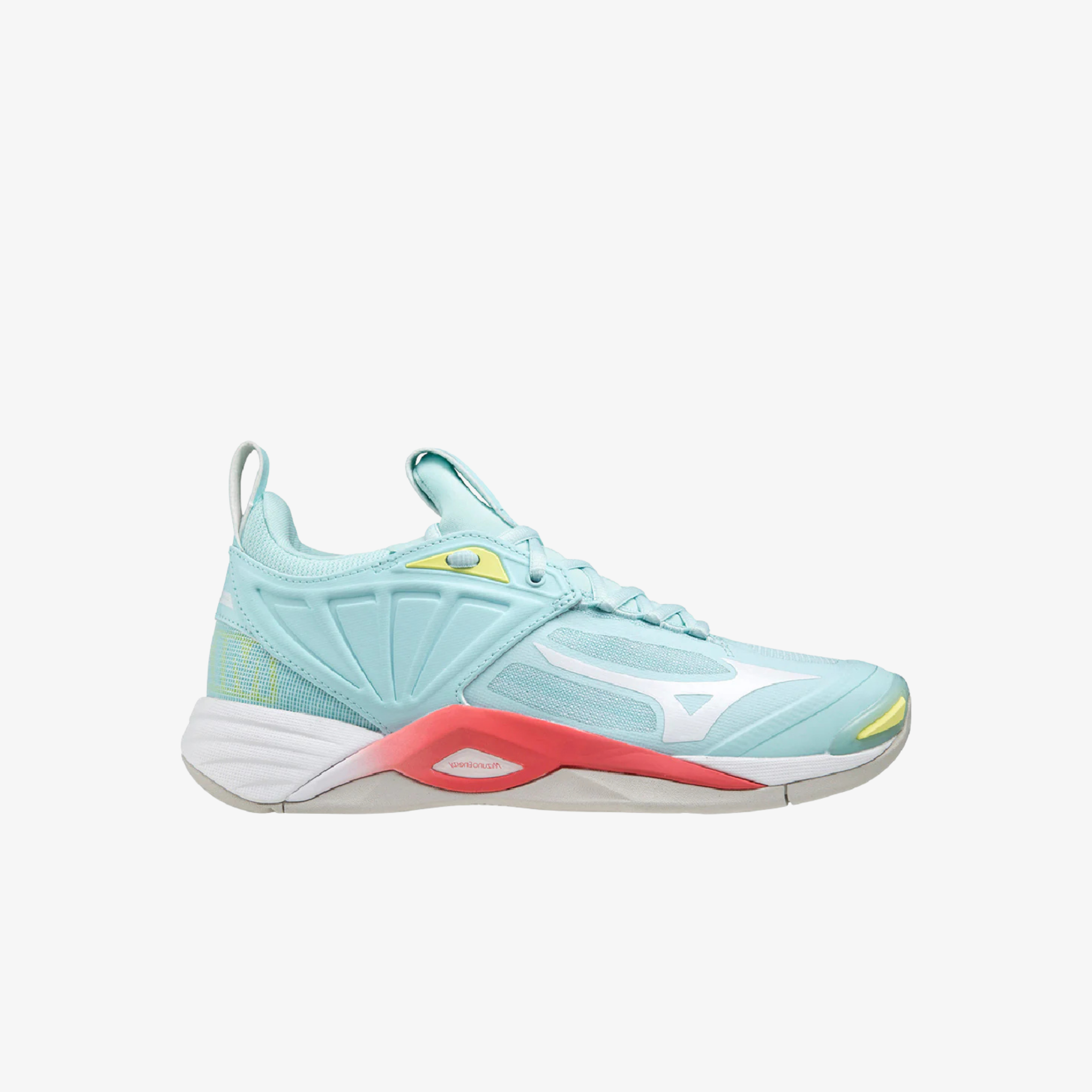 Mizuno Wave Momentum Clearwater / White / Cayenne Womens