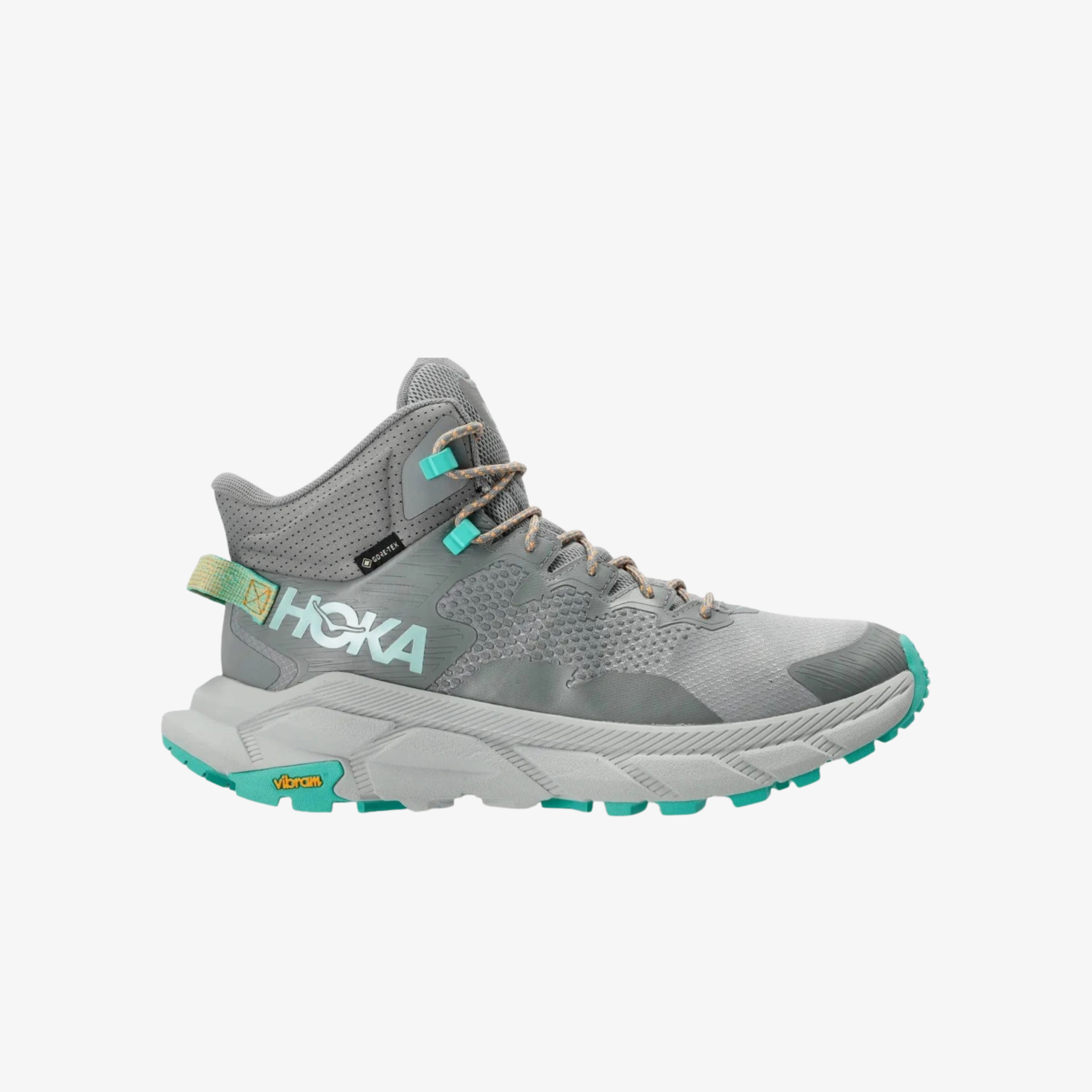 Hoka Trail Code GTX Galactic Grey / Electric Aqua Mens