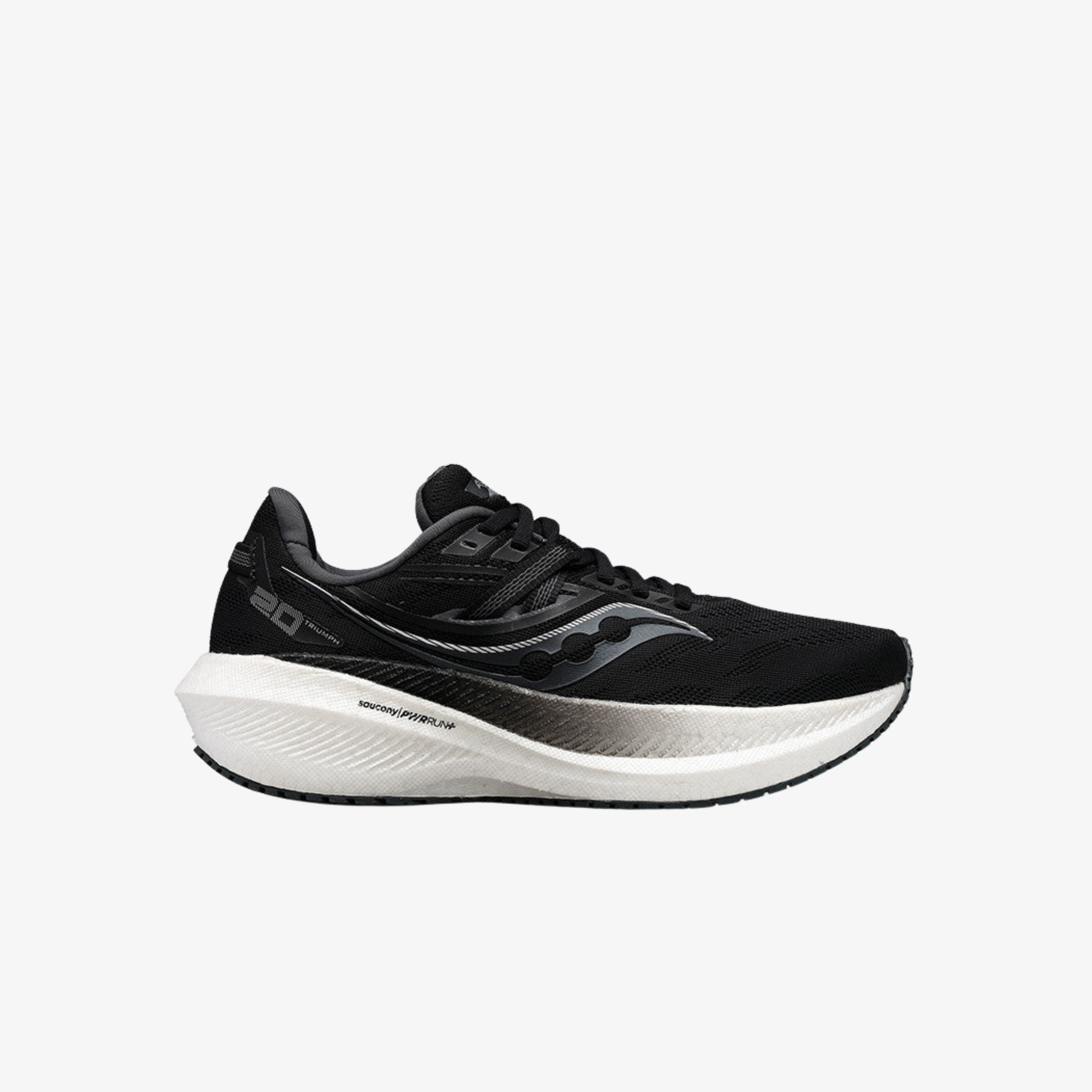 Saucony Triumph 20 Black / White Mens
