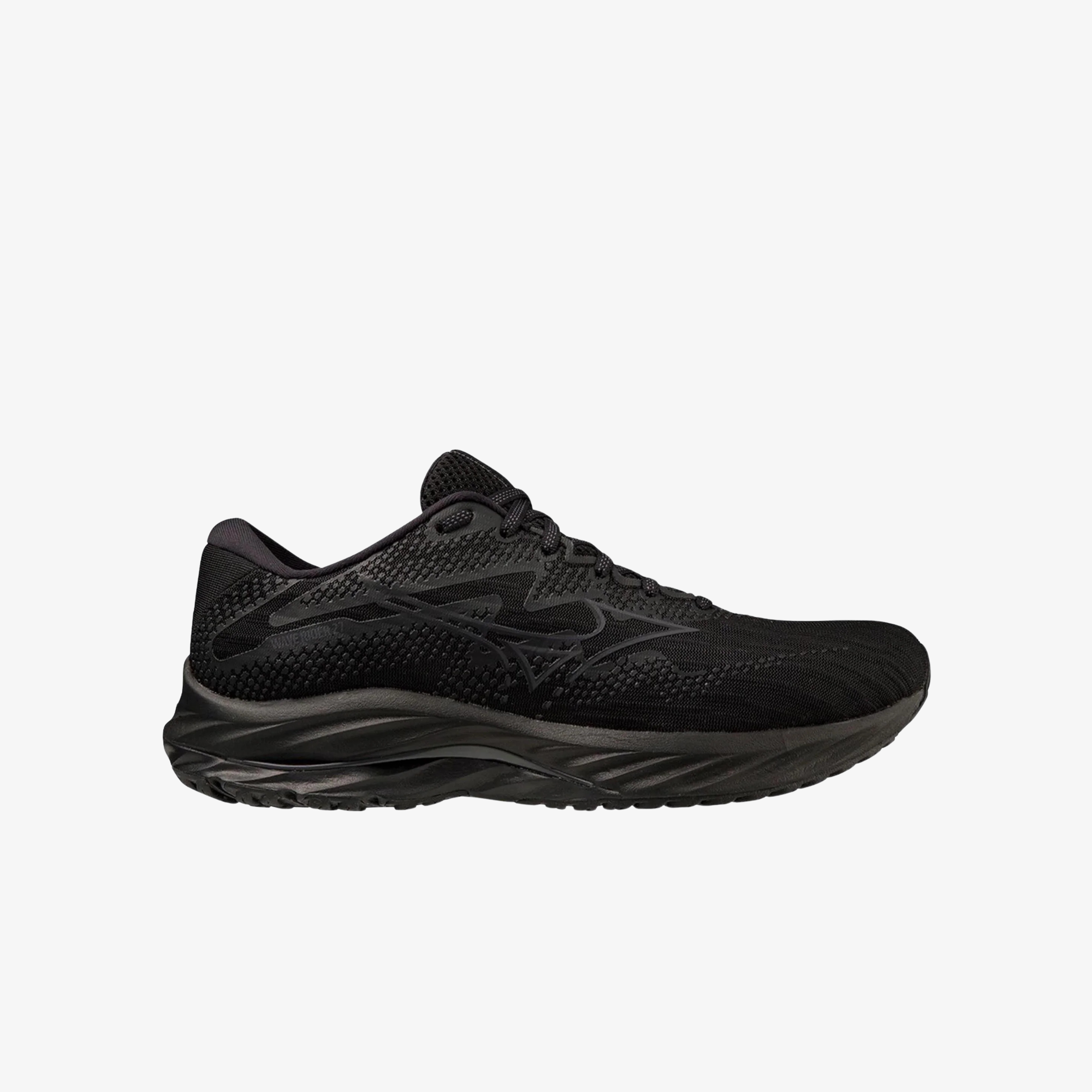 Mizuno Wave Rider 27 Black / Ebony / Black Mens