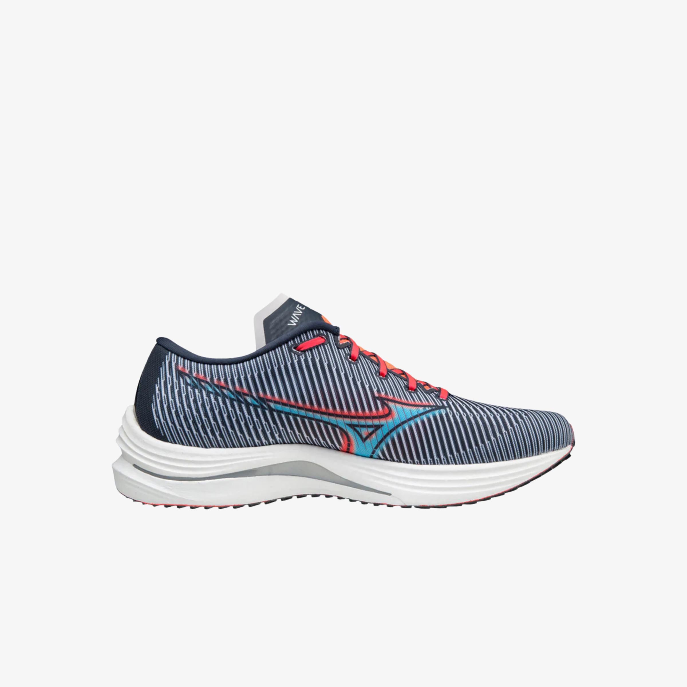 Mizuno Wave Rebellion India Ink / Blue / Red Mens