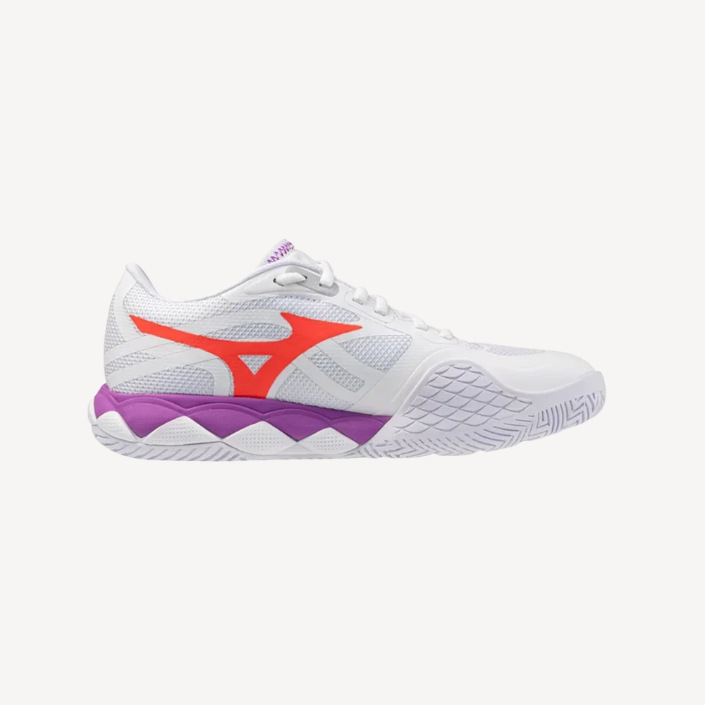 Mizuno Wave Enforce Tour 2 AC White / Lava Orange / Dahlia Womens