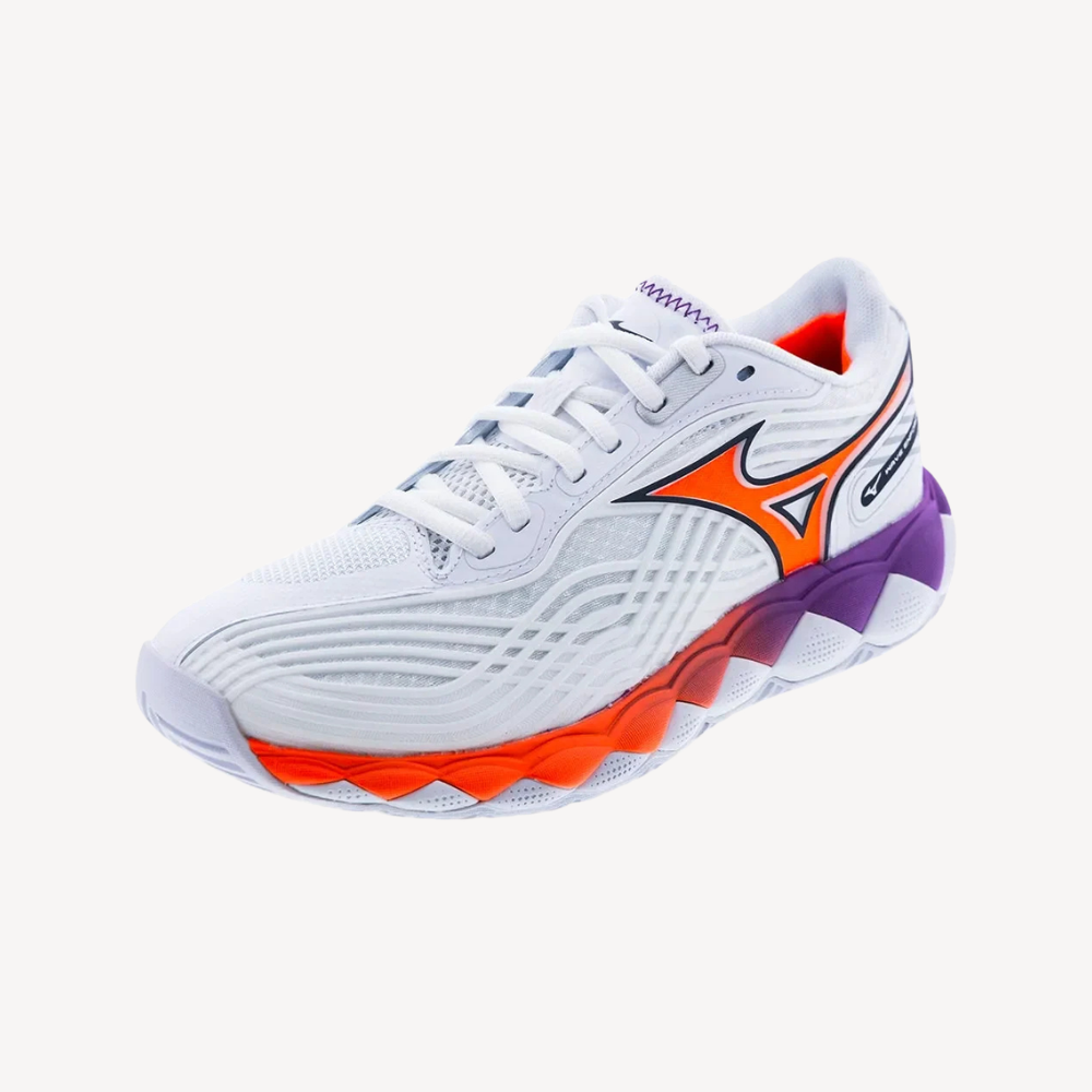 Mizuno Wave Enforce Tour 2 AC White / Lava Orange / Dahlia Womens