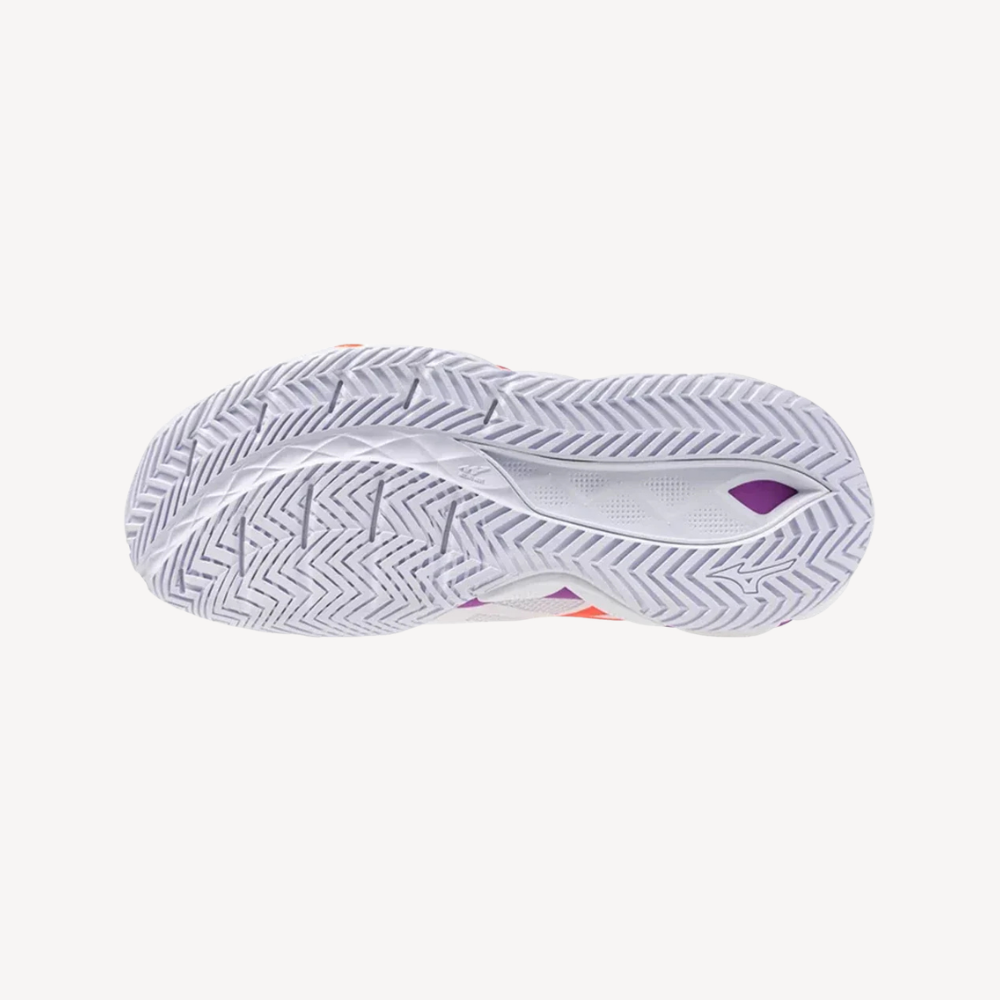 Mizuno Wave Enforce Tour 2 AC White / Lava Orange / Dahlia Womens