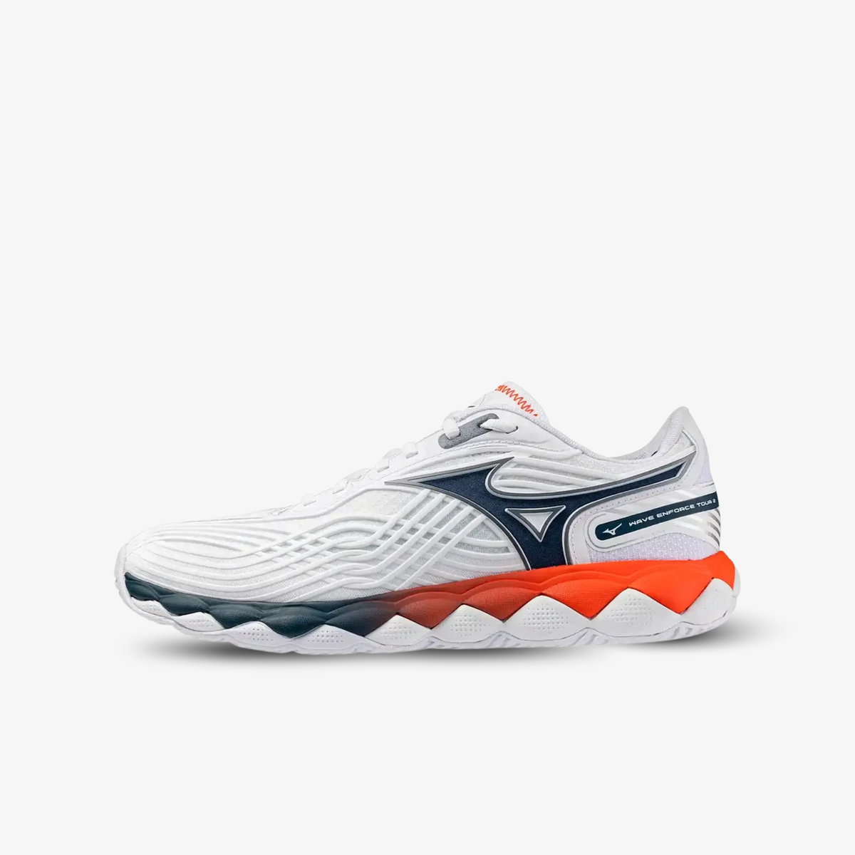 Mizuno Wave Enforce Tour 2 AC White / Insignia Blue / Orange Mens