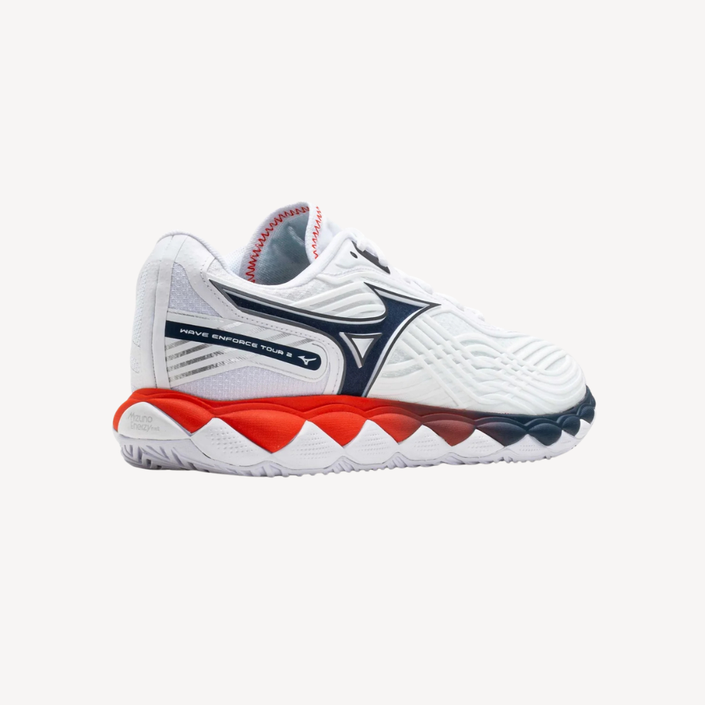 Mizuno Wave Enforce Tour 2 AC White / Insignia Blue / Orange Mens