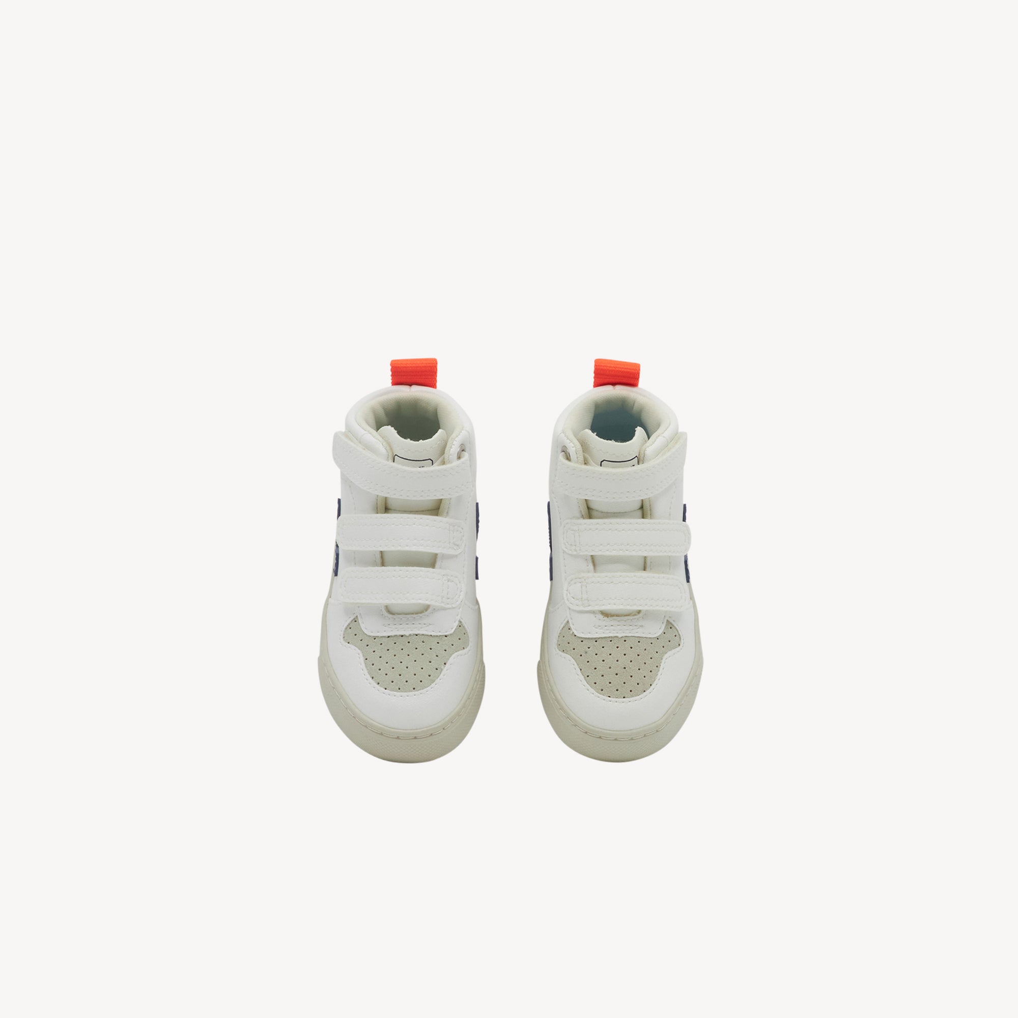 Veja V-10 Mid CWL White / Cobalt / Orange Kids