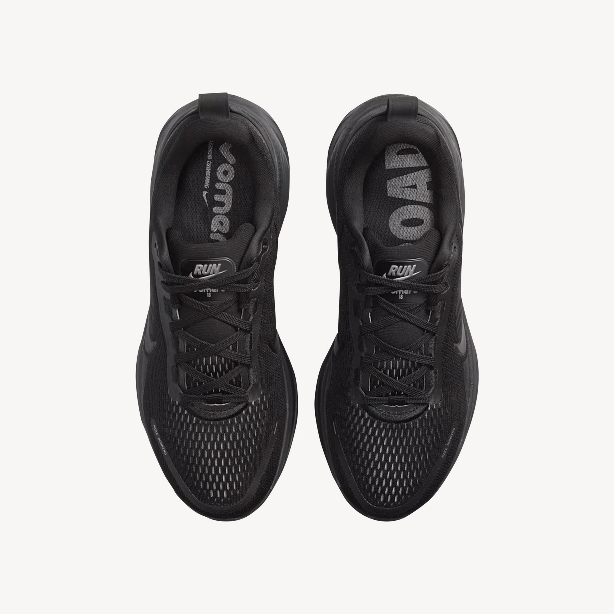 Nike Vomero 18 Black / Black / Smoke Grey Womens
