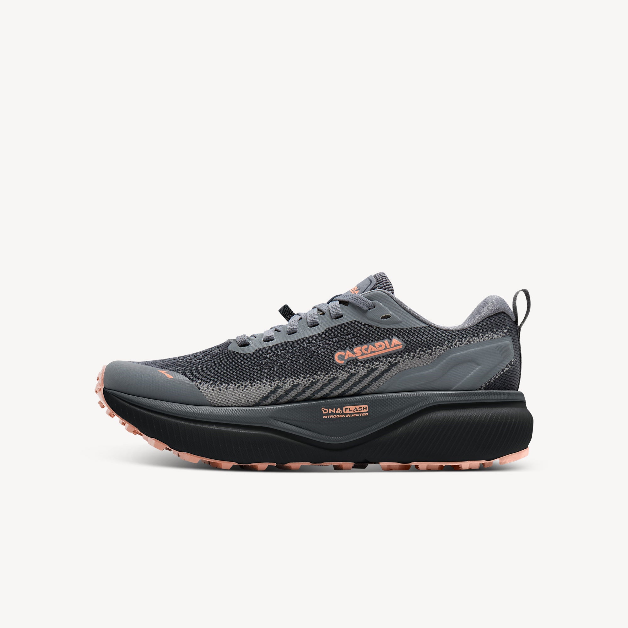 Brooks Cascadia 20 Grey / Grey / Peach Womens