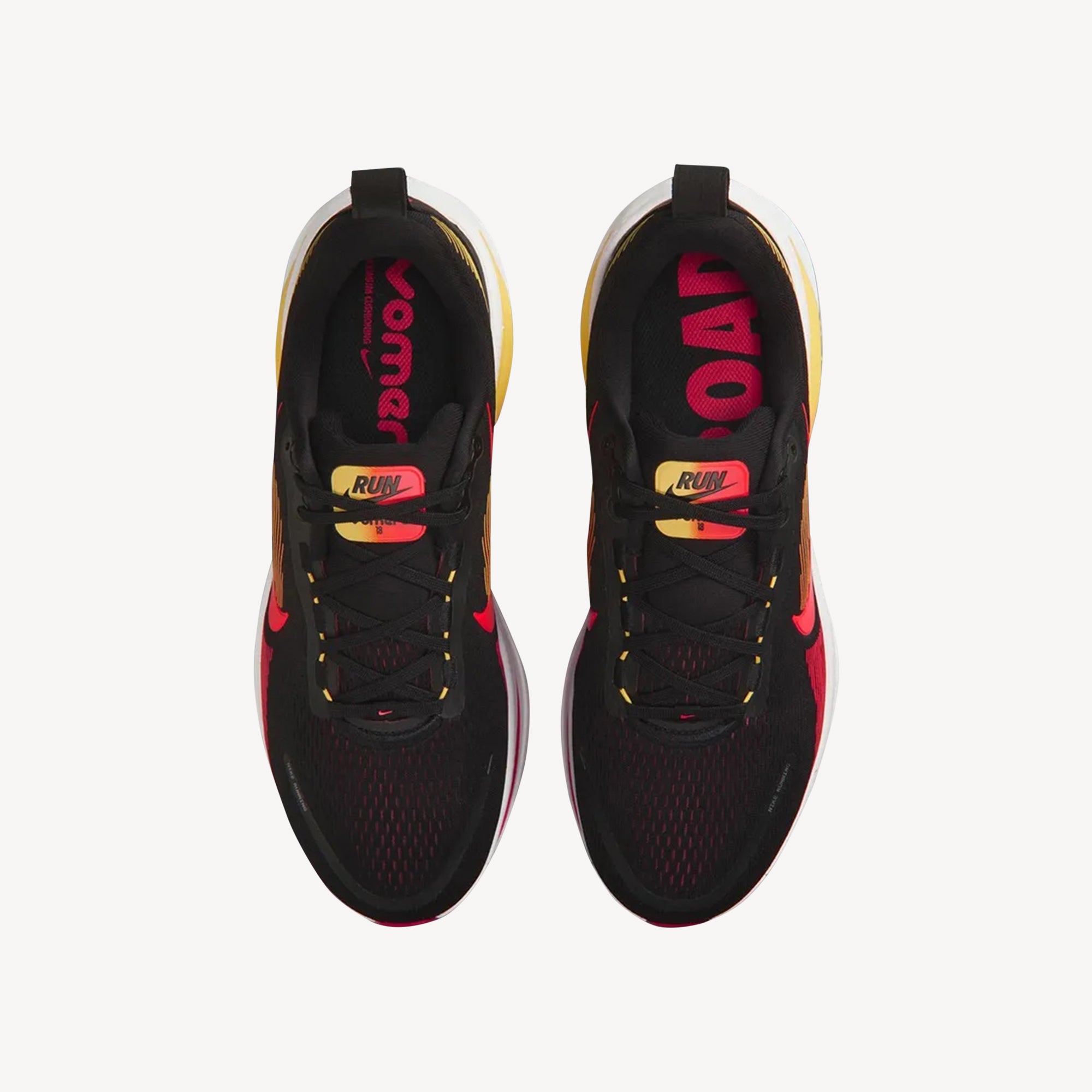 Nike Vomero 18 Black / Bright Crimson Mens