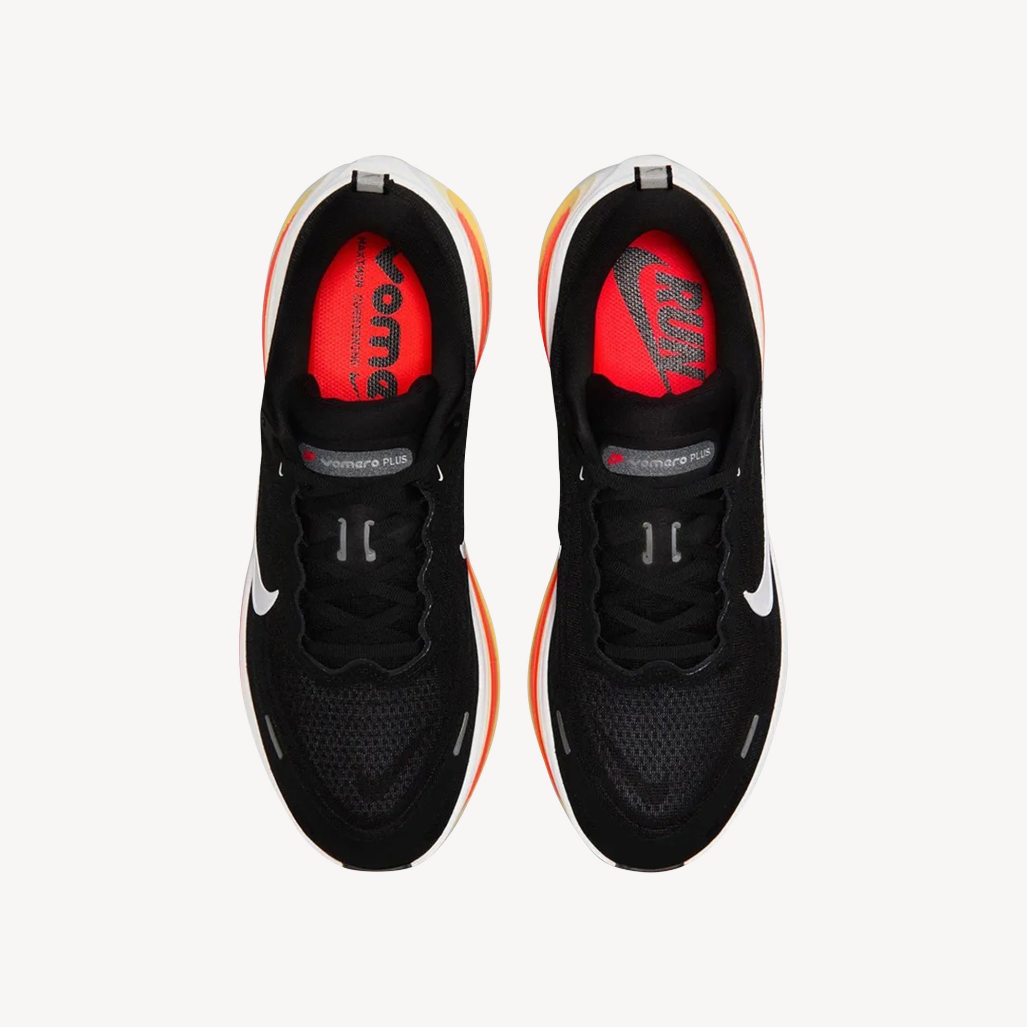 Nike Vomero Plus Black / White / Bright Crimson Mens