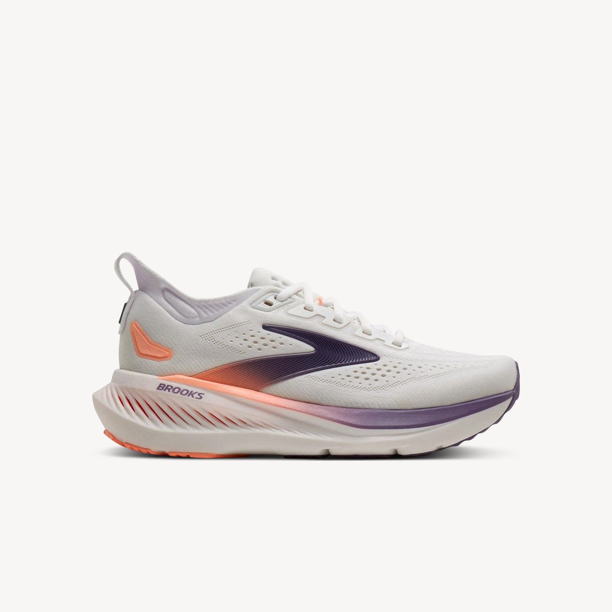 Brooks Glycerin 23 White / Mulled Grape / Clear Womens