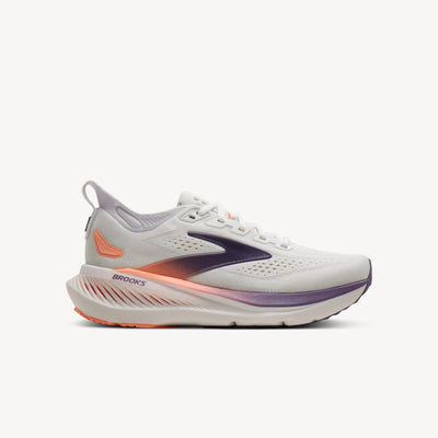 Brooks Glycerin 23 White / Mulled Grape / Clear Womens