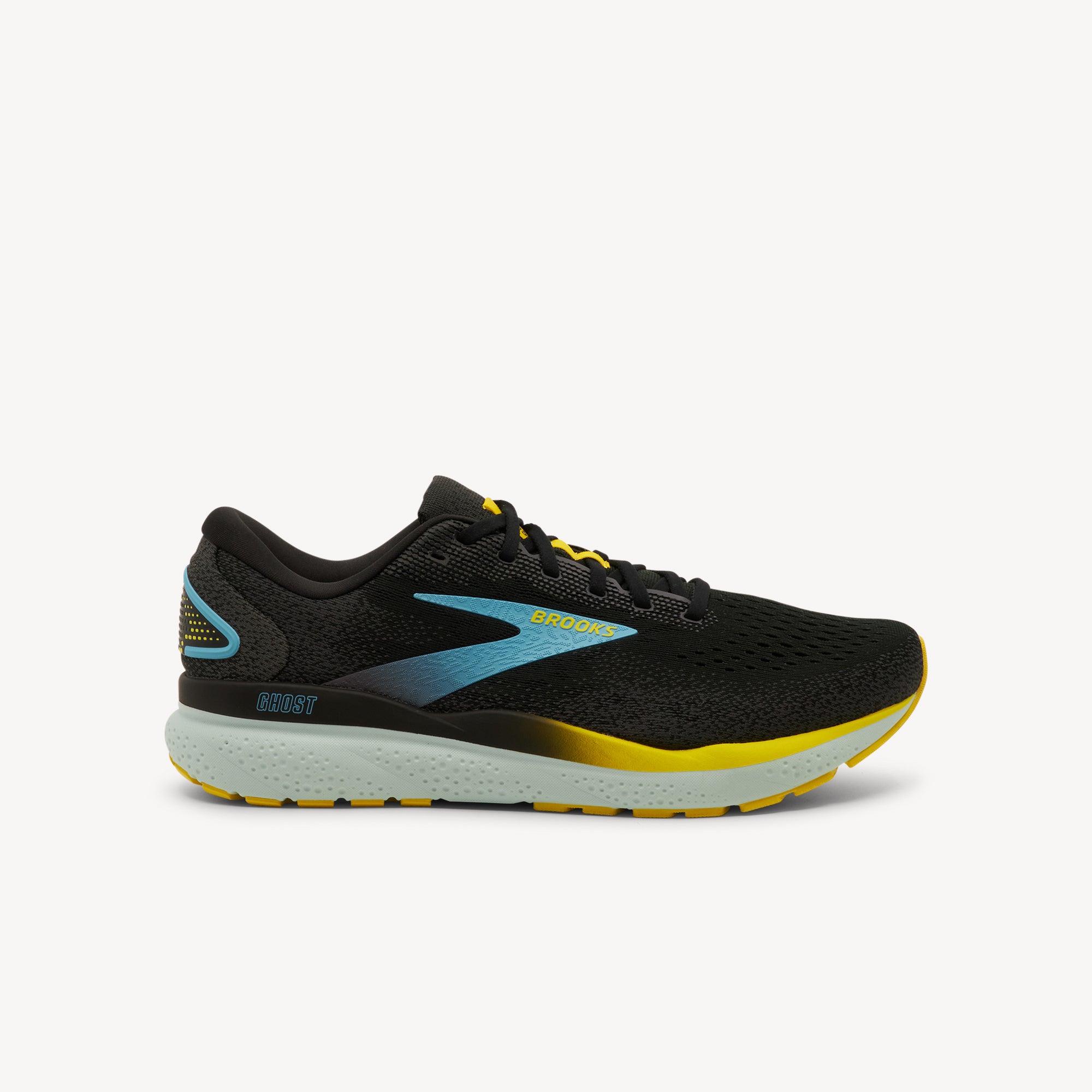 Brooks Ghost 16  Black / Forged Iron / Blue Mens